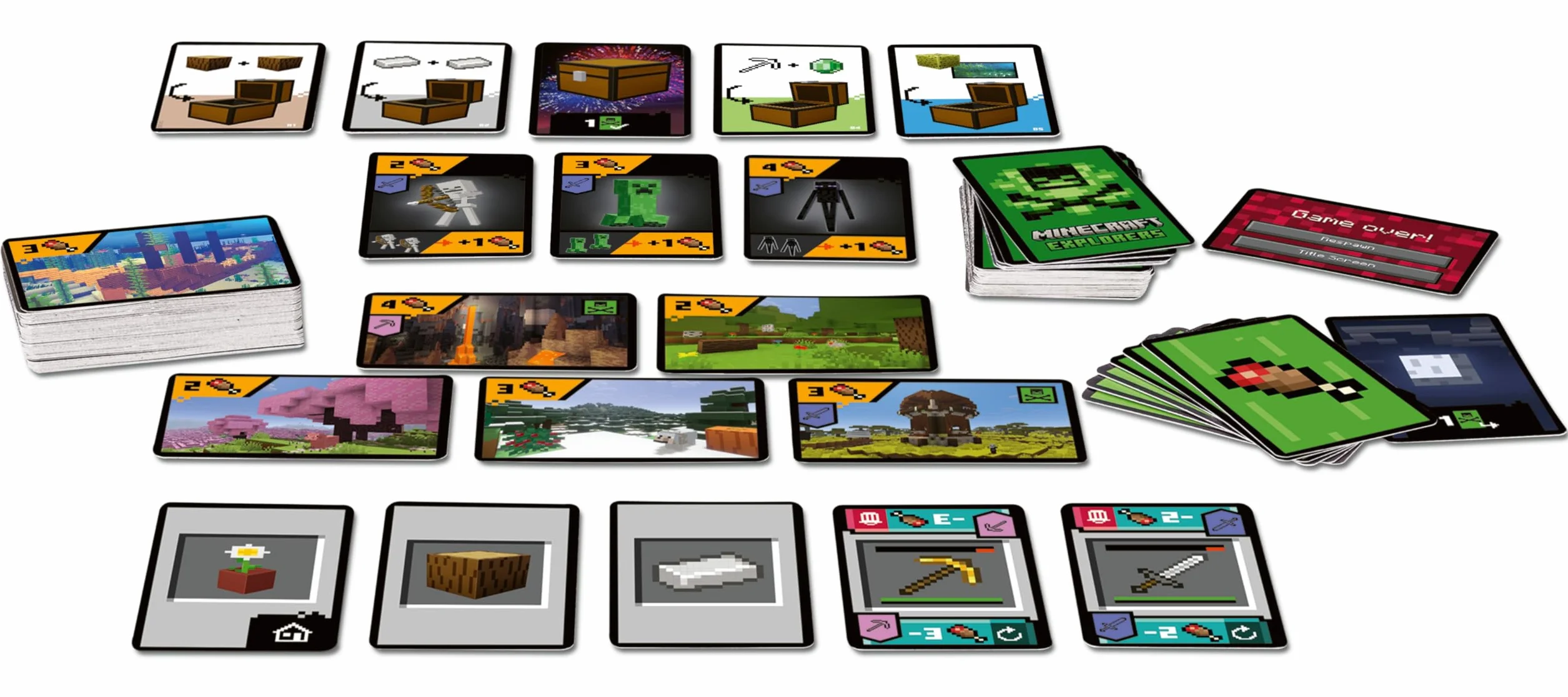 Ravensburger 21580 Minecraft Explorers - Kooperatives Kartenspiel für 1-4 Personen ab 8 Jahren: A Cooperative Card Game