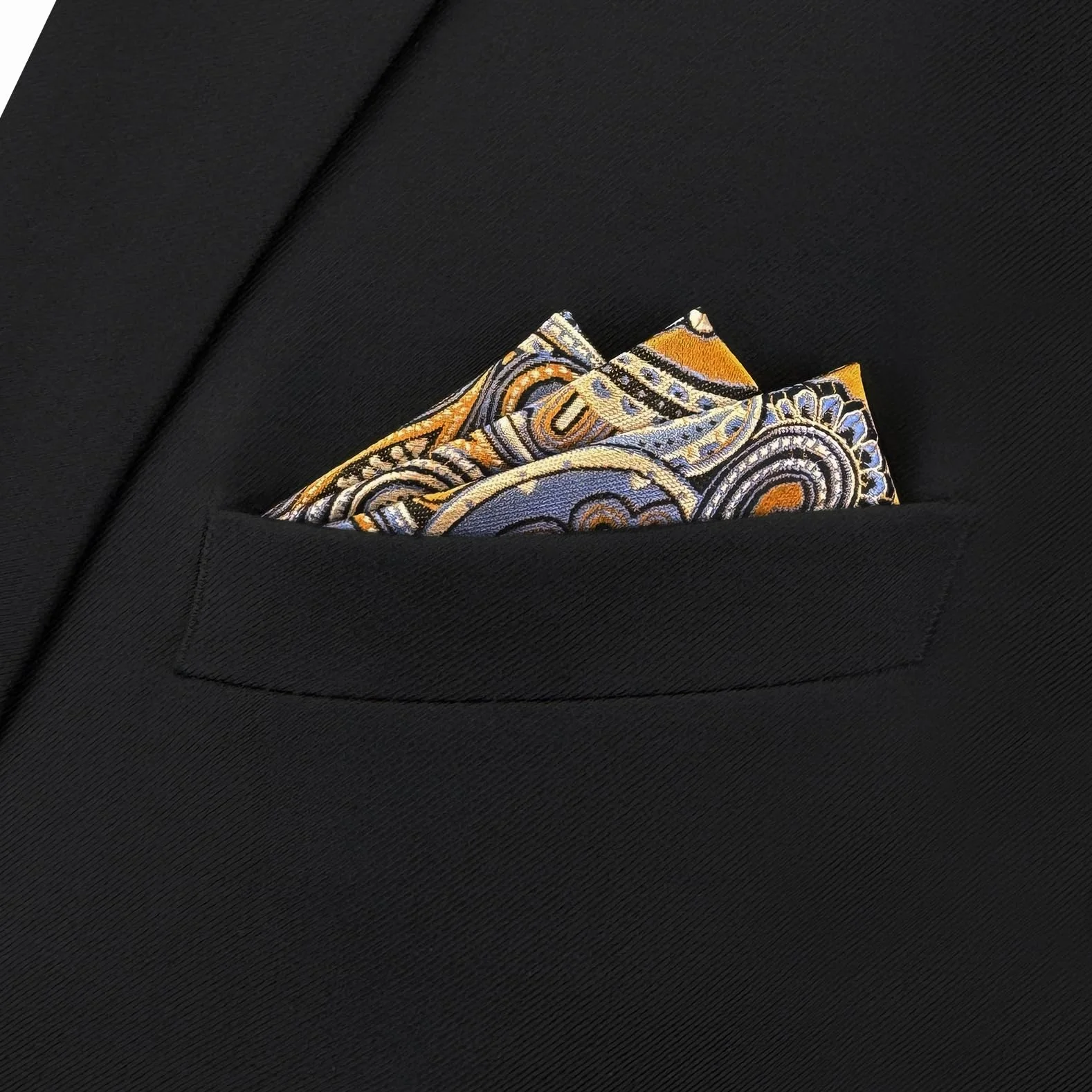 S&W SHLAX&WING Męska poszetka sortowana wzór paisley do marynarki garniturowej Business XL