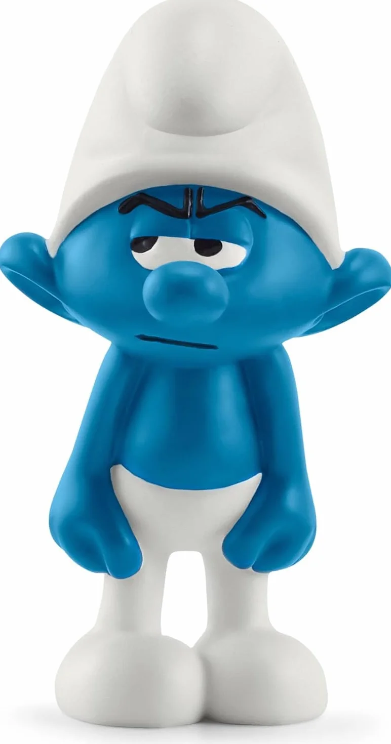 schleich SMERFY 20836 | Figurka Smerf Maruda | Szczegółowa figurka kolekcjonerska z popularnej serii Smerfy | Pomysł na prezent dla dzieci od 3 lat, kolekcja i dekoracja | The Smurfs | 3 x 3 x 5 cm