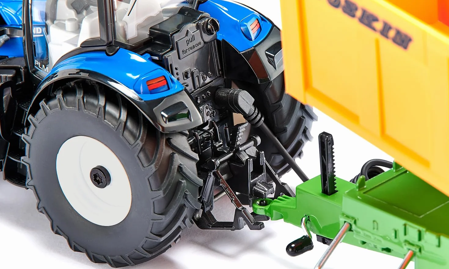 Siku 6797, New Holland T7.315 Traktor z ładowaczem czołowym, Niebieski, Metal,Tworzywo sztuczne, 1:32, Zdalnie sterowany, Bez pilota zdalnego sterowania, Możliwość sterowania przez aplikację