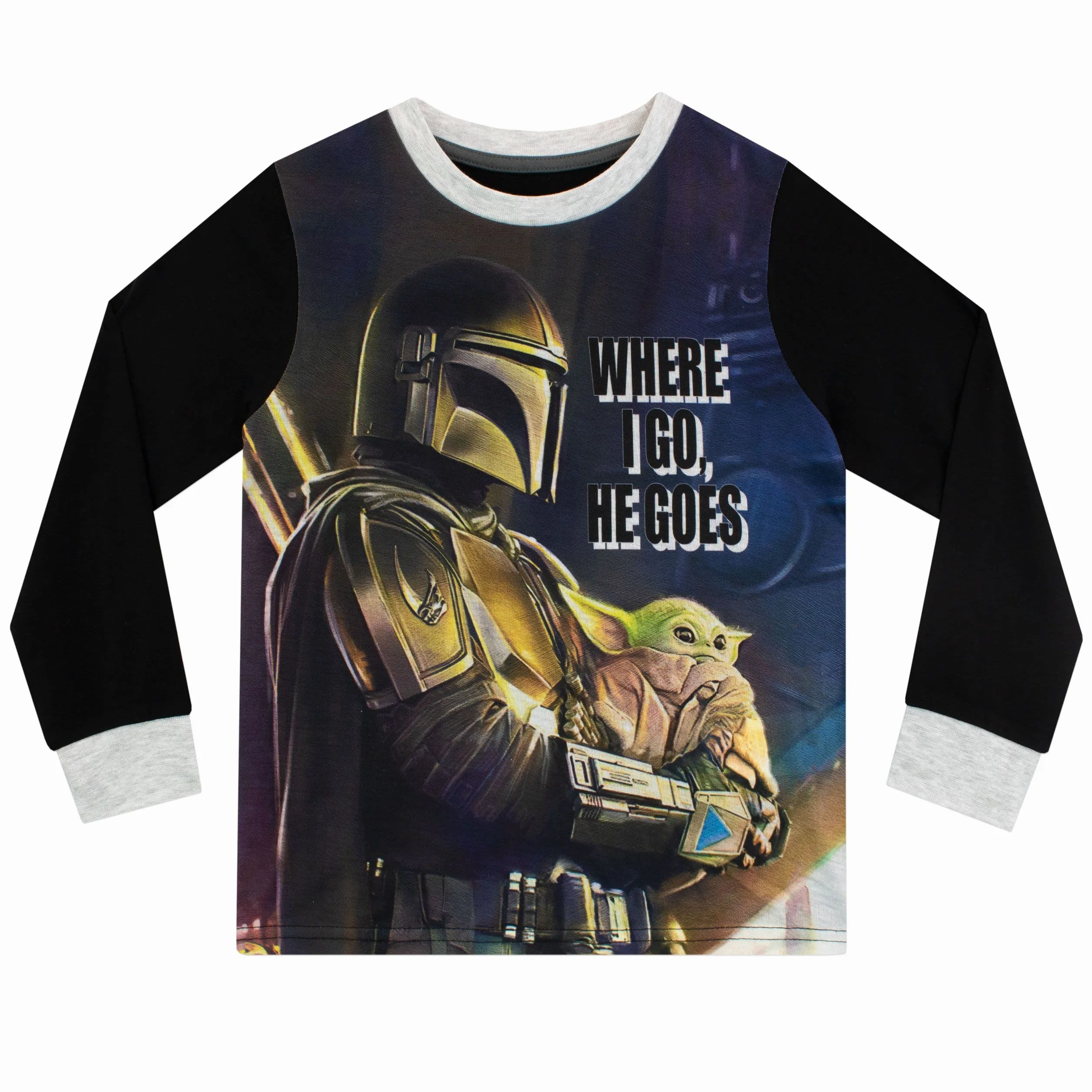 Star Wars Chłopcy Piżama The Mandalorian 2 Pack