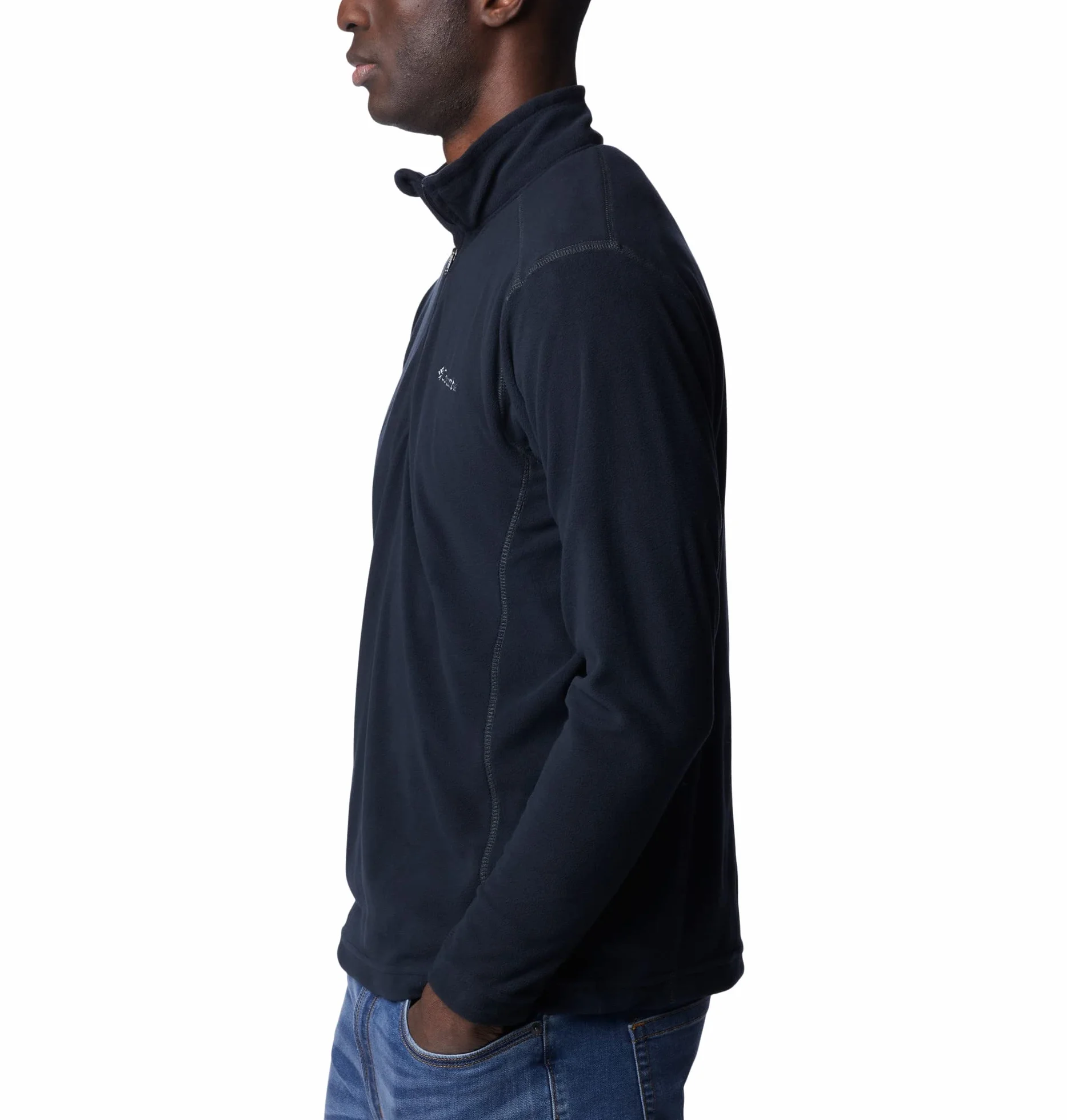Columbia Klamath Range 2 Half Zip, Bluza Polarowa Mężczyźni, Black, M