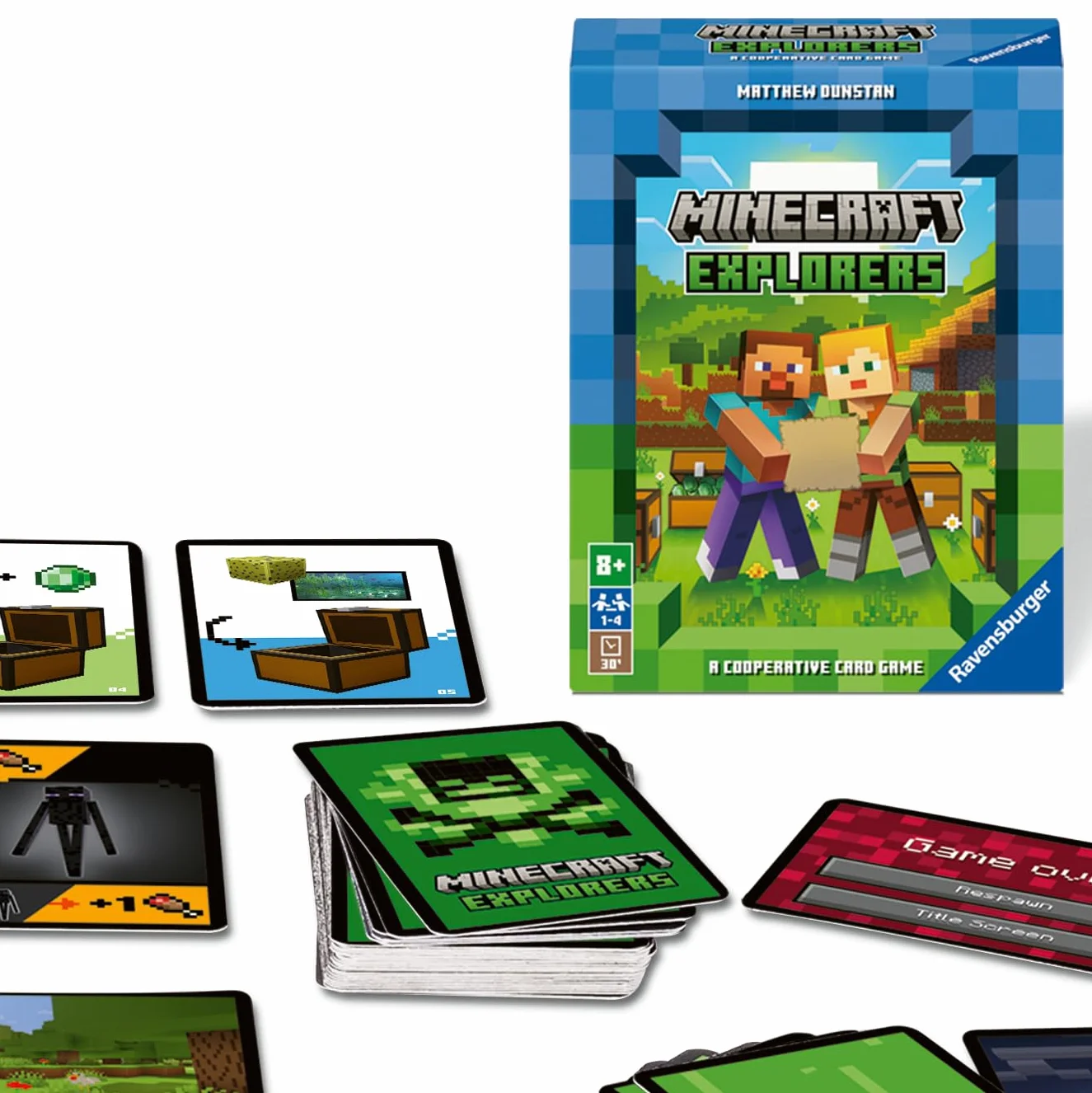 Ravensburger 21580 Minecraft Explorers - Kooperatives Kartenspiel für 1-4 Personen ab 8 Jahren: A Cooperative Card Game