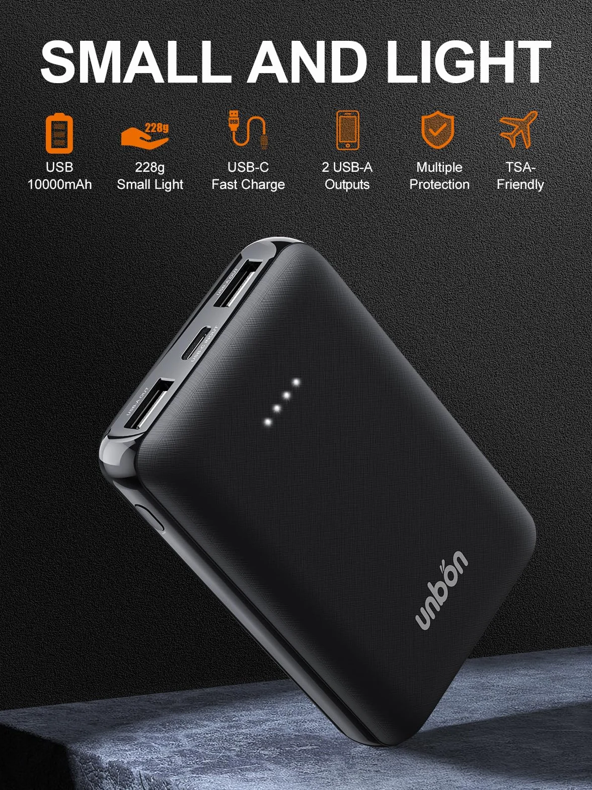 UNBON Ogrzewana kamizelka z polaru, kamizelka grzewcza dla mężczyzn, z powerbankiem 10000 mAh, USB, podgrzewana kamizelka z 3 temperaturami, 6 stref grzewczych
