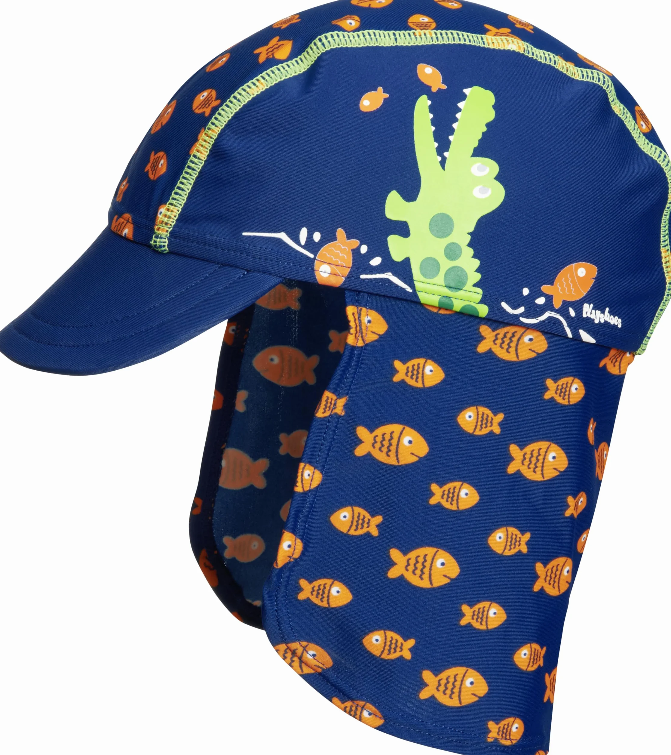 Playshoes czapka Uniseks - dzieci UV-Schutz Mütze Krokodil (1 w zestawie)