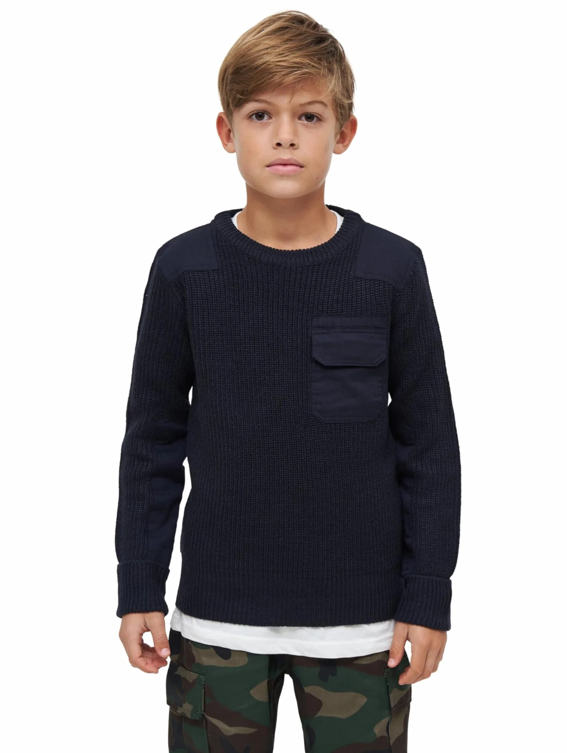 Brandit Sweter Uniseks - dzieci Kids Bw Sweter