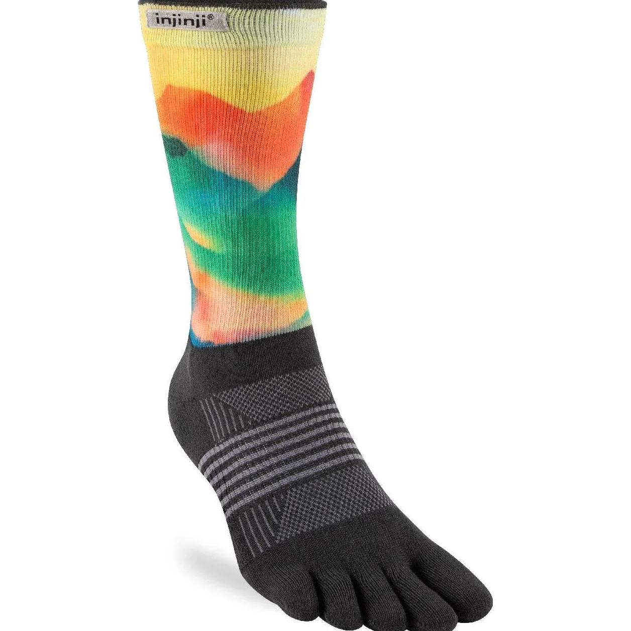 Injinji Damski TRAIL MIDWEIGHT CREW SPECTRUM VALLEY M/L, wielokolorowa, M-L