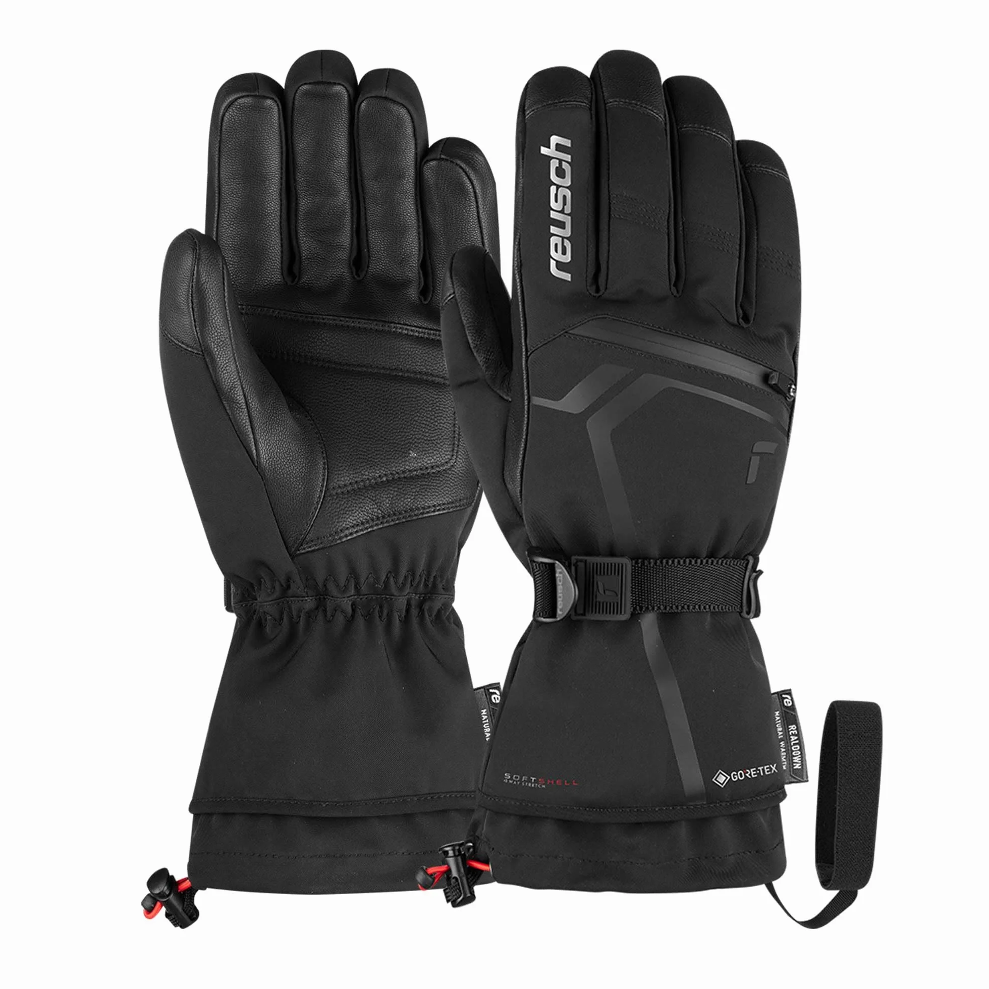Reusch Wyjątkowo ciepłe, wodoodporne i oddychające rękawice narciarskie z puchem Uniseks Down Spirit Gore-tex (1 w zestawie)
