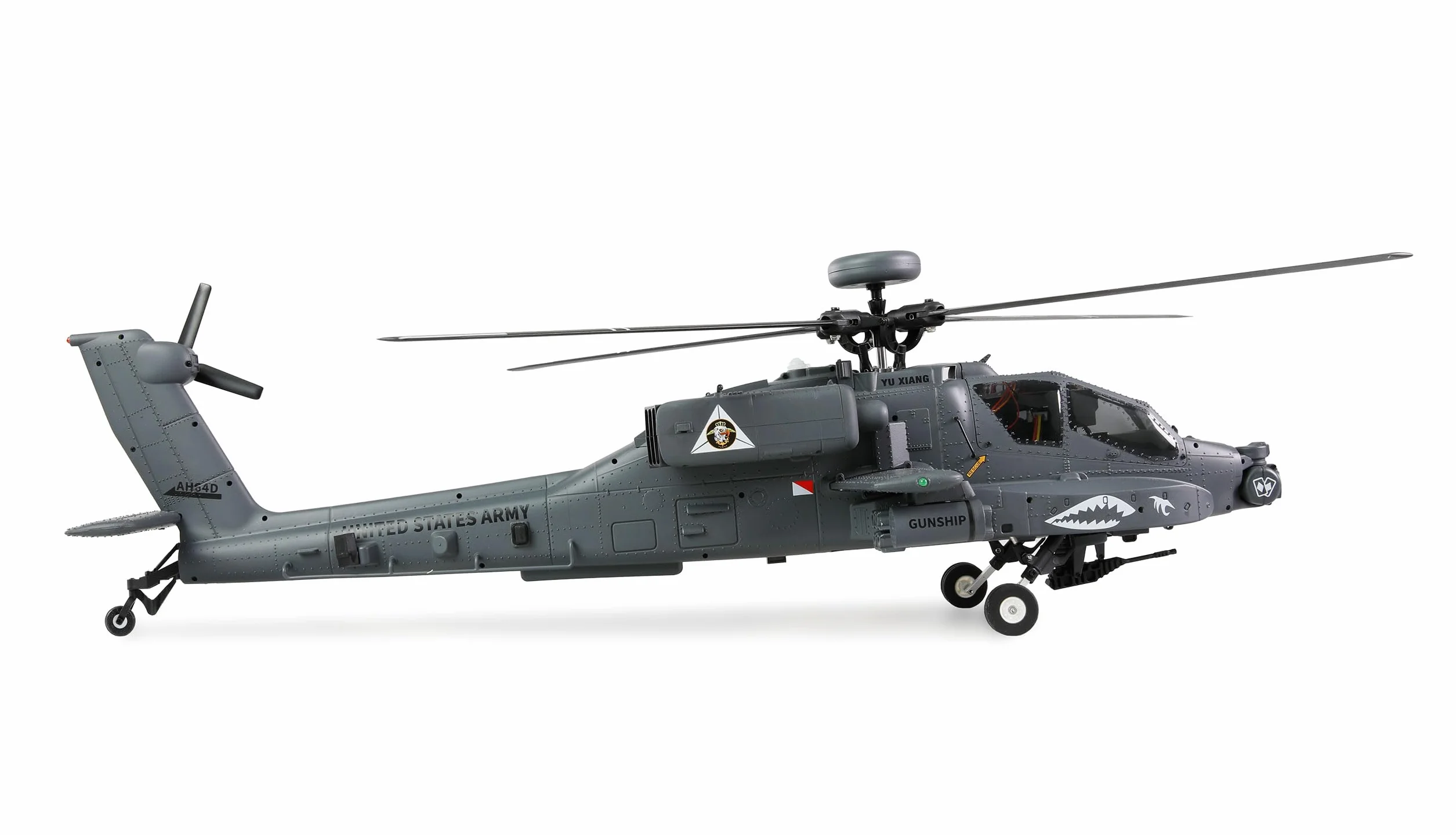 Amewi Apache AH-64D CP helikopter 6G/3D GPS RTF RC zdalnie sterowany heli helikopter, oliwkowa zieleń