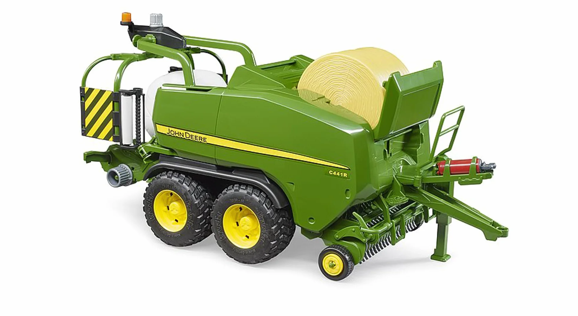 bruder 02032 - John Deere C441R owijarka do bel okrągłych - 1:16 Farma, rolnictwo, ciągnik, przyczepa, kombajn, owijarka do bel, akcesoria do kombajnów