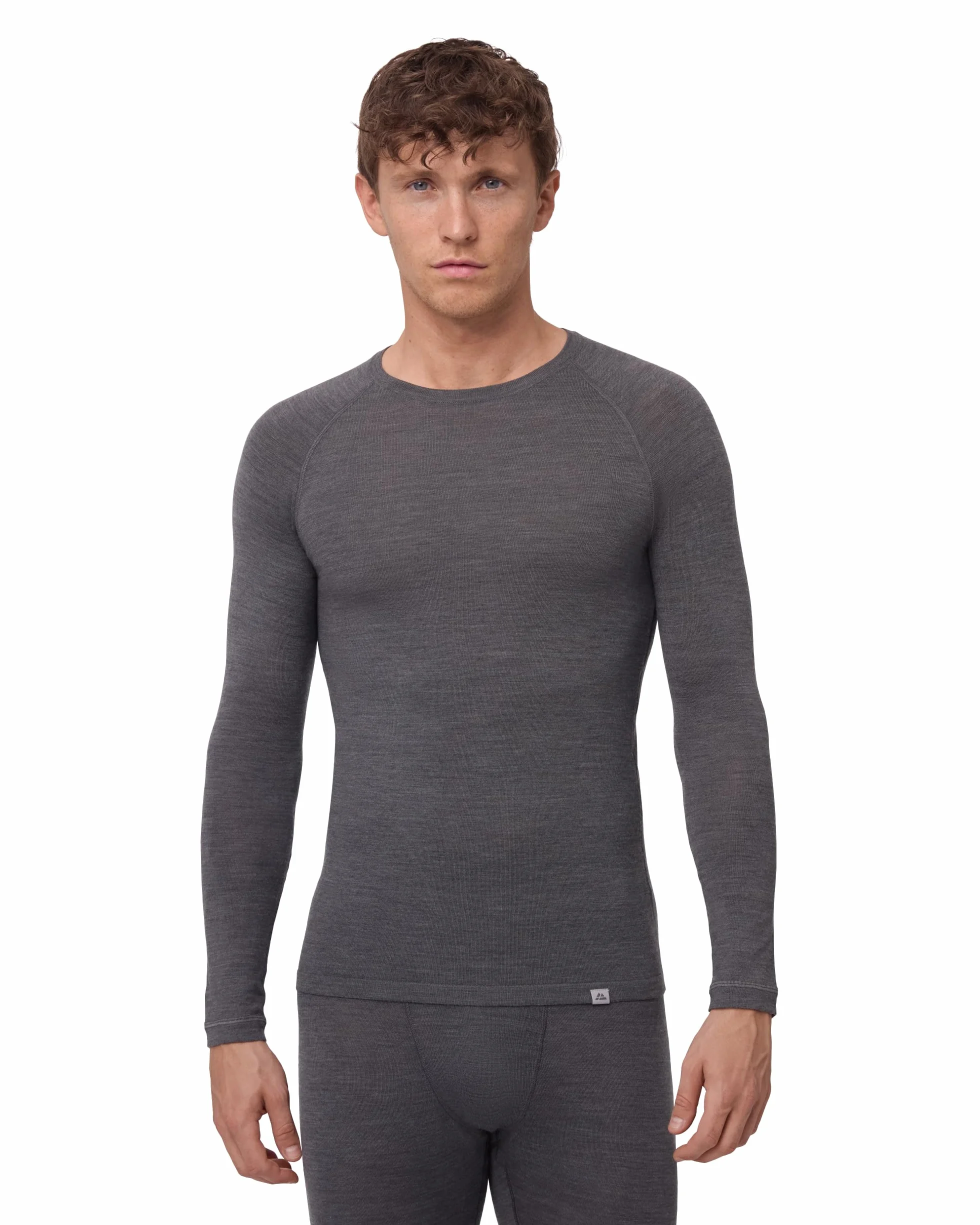 DANISH ENDURANCE Bielizna Merino Termoaktywna Męska, Koszulka Termiczna Męska, Długi Rękaw, Wełna Merino, z Zamkiem lub Bez Zamka