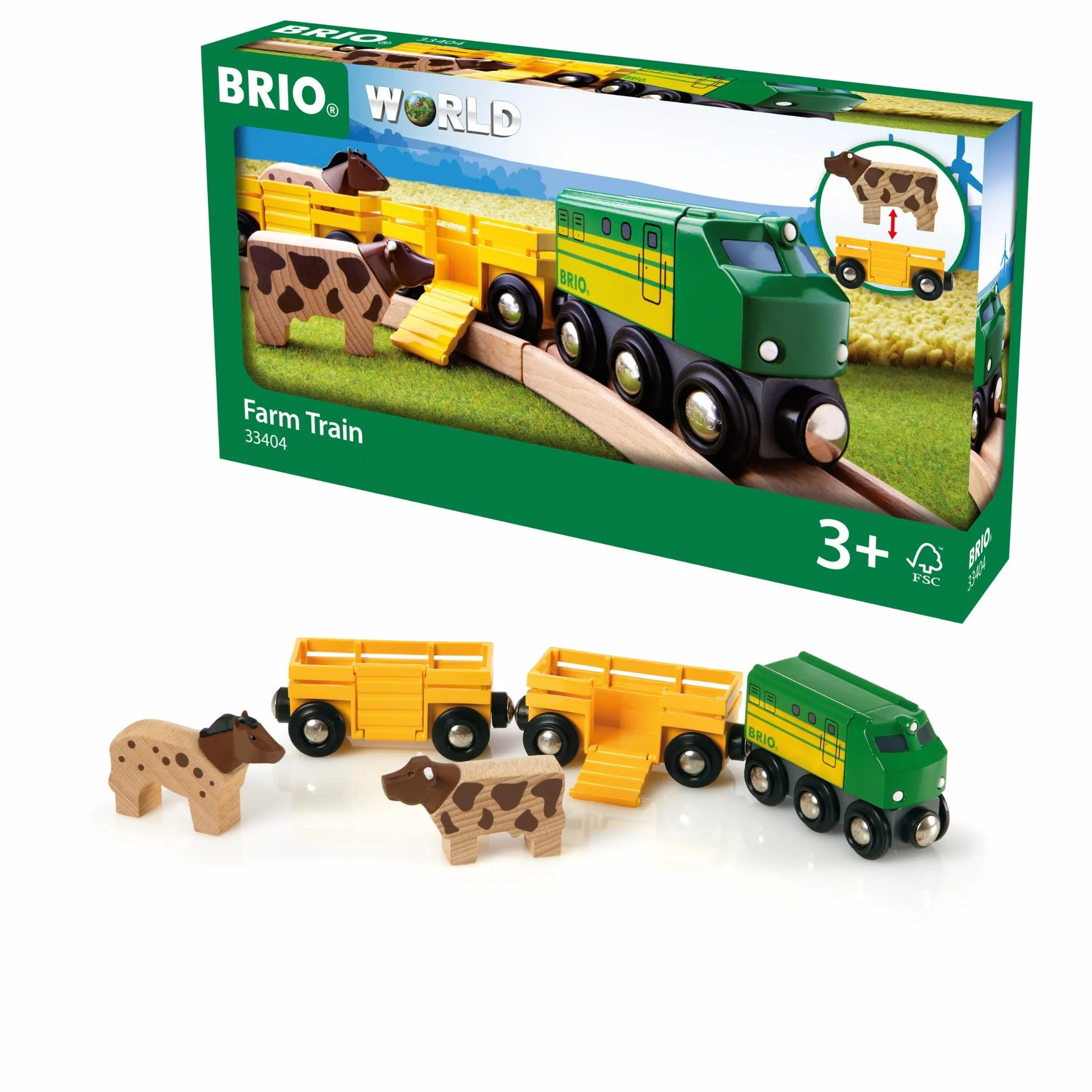 BRIO World - Bauernhof-Zug