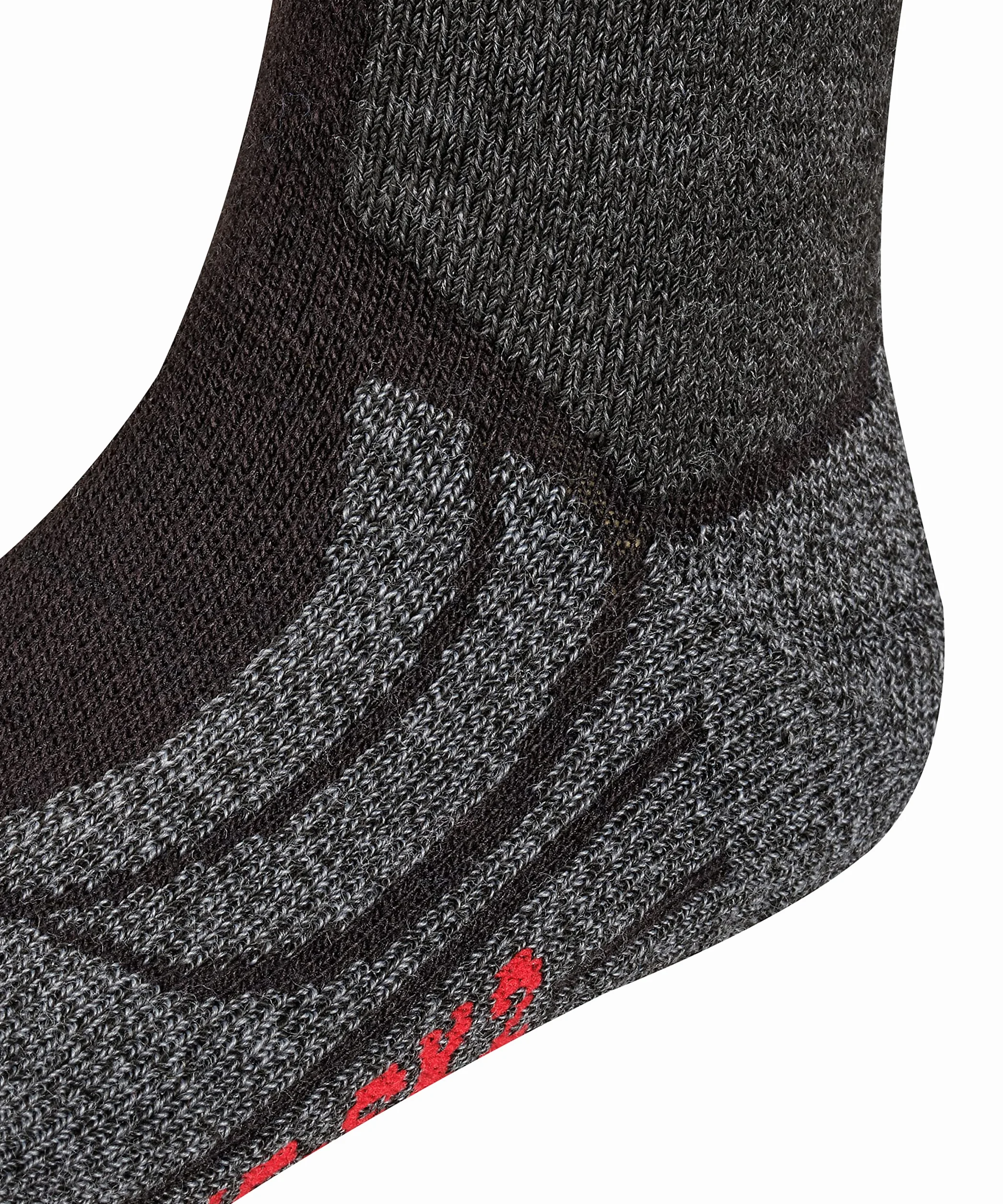 FALKE Uniseks - dzieci Skarpety narciarskie SK2 Intermediate K Kh Wełna ciepłe grube 1 Para, Czarny Black-Mix 3010, 31-34