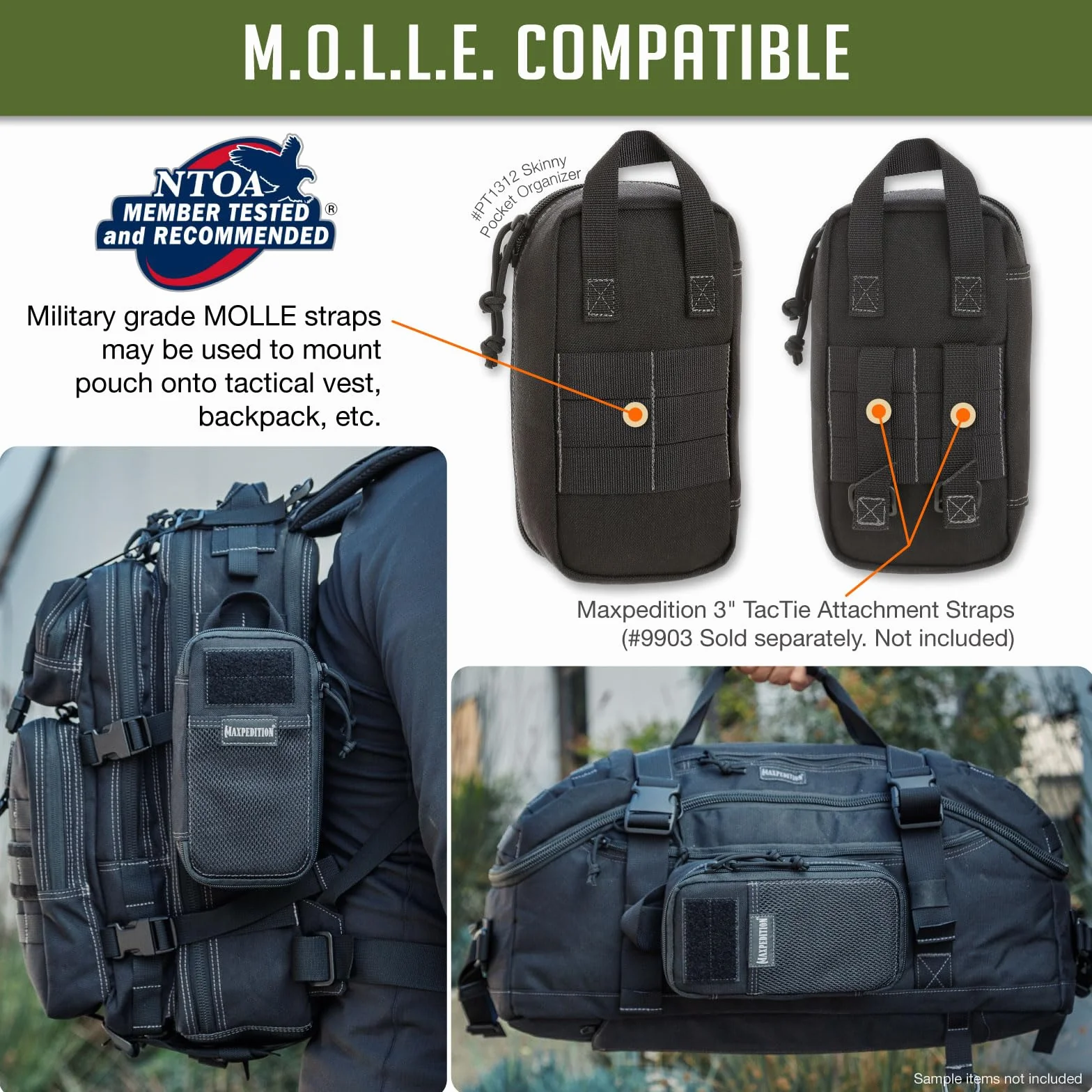 MAXPEDITION Skinny Organizer kieszonkowy