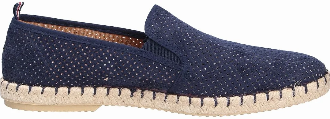 VERBENAS Męskie buty wsuwane Tom Hole Slipper tekstylne do noszenia w czasie wolnym, eleganckie wsuwane slip-ons Uni Tom męskie klapki beżowe
