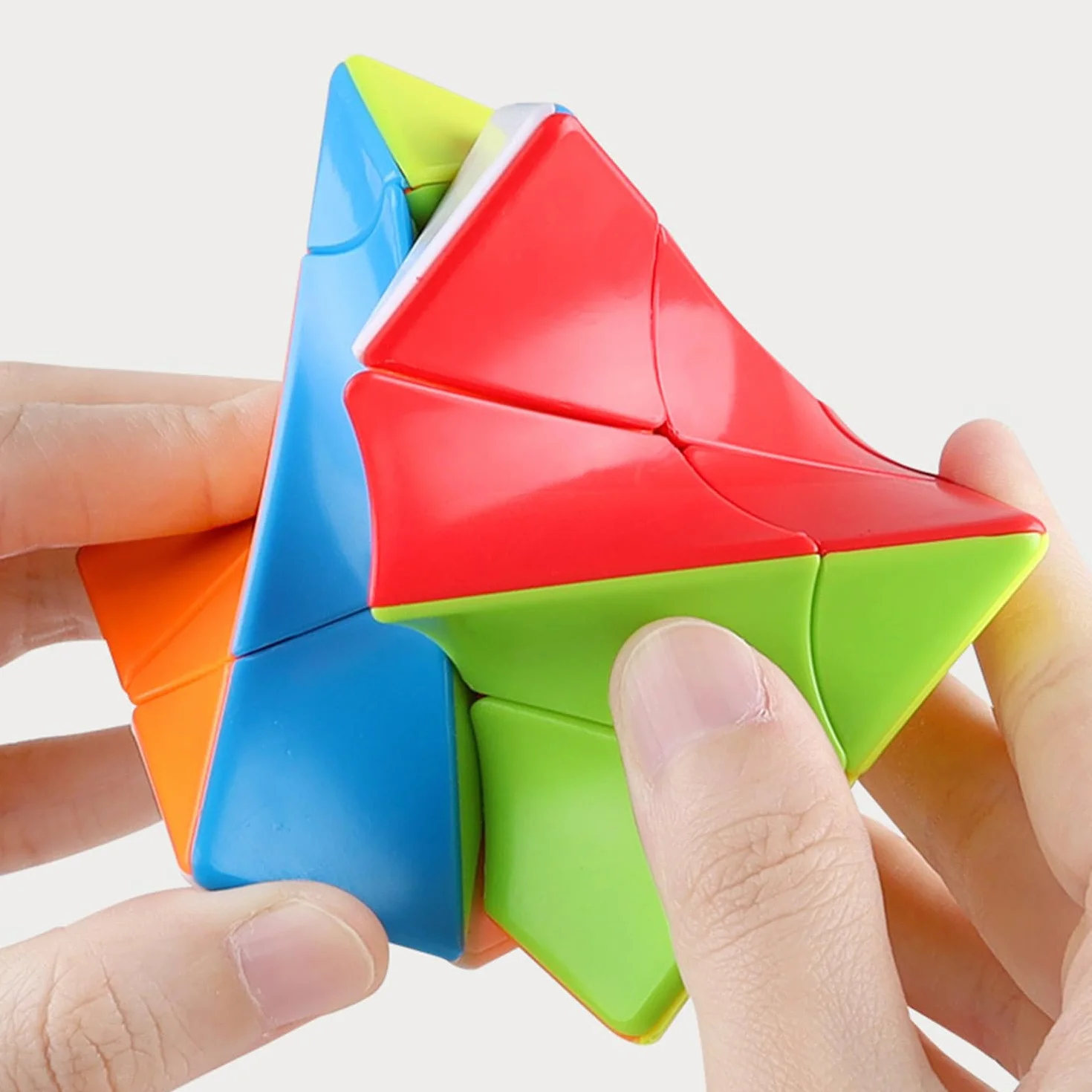 Twist Skewb Cube 3 x 3, łamigłówki 3D, bez Naklejek, dla Entuzjastów Speed Cube