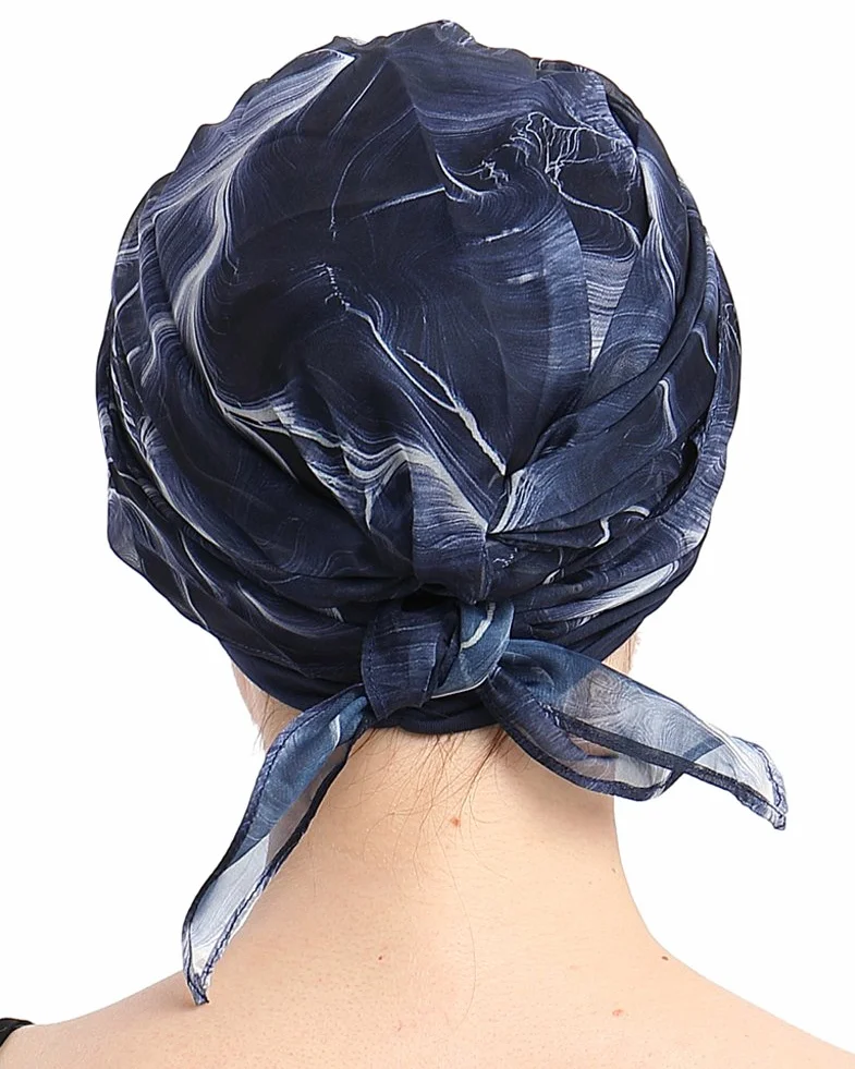 FocusCare chemo turban nakrycie głowy dla kobiet po chemioterapii chorych na raka, Flying Leather, jeden rozmiar