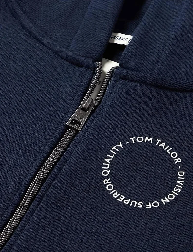 TOM TAILOR Chłopcy Basic - kurtka z kapturem 1029982, 10668 - Sky Captain Blue, 164