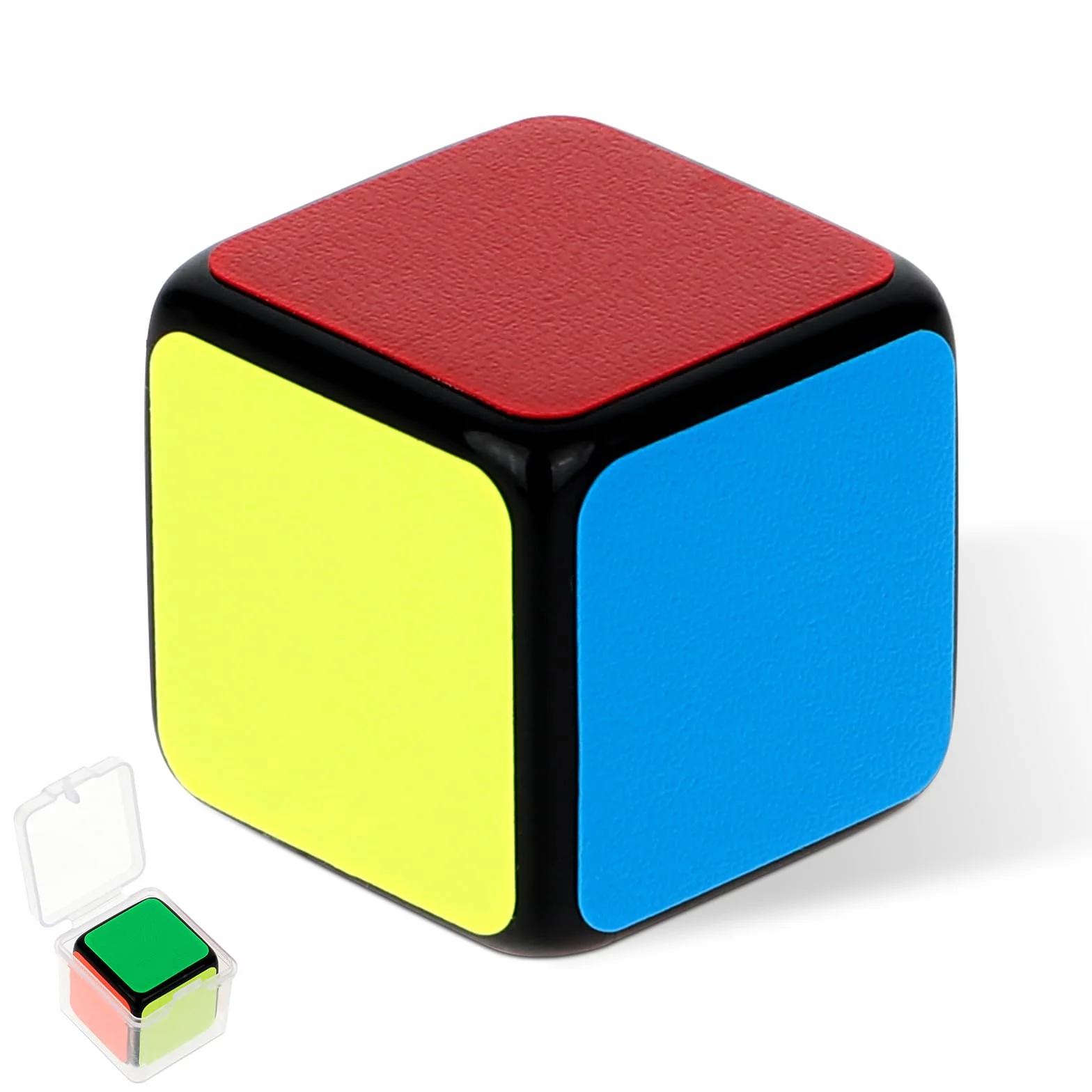 Qianyu Quick Restore 1x1 Speed Cube, bez naklejek, obracanie szybko, płynnie, 1 na 1, lekka magiczna kostka, śmieszne kolekcje dla dzieci i dorosłych