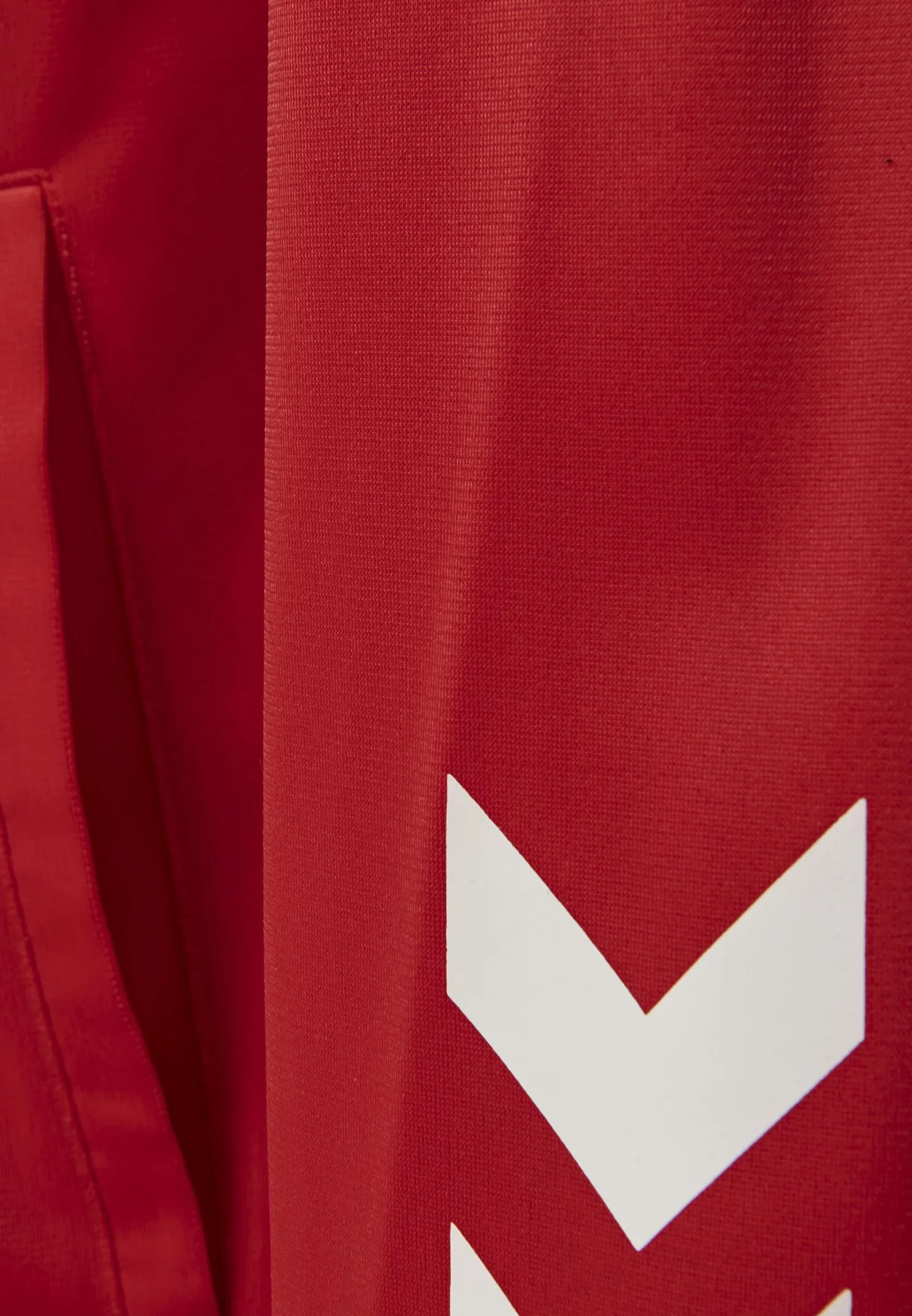 hummel Męski zestaw Promo Poly Track Suit, TRUE RED/MARINE, M EU