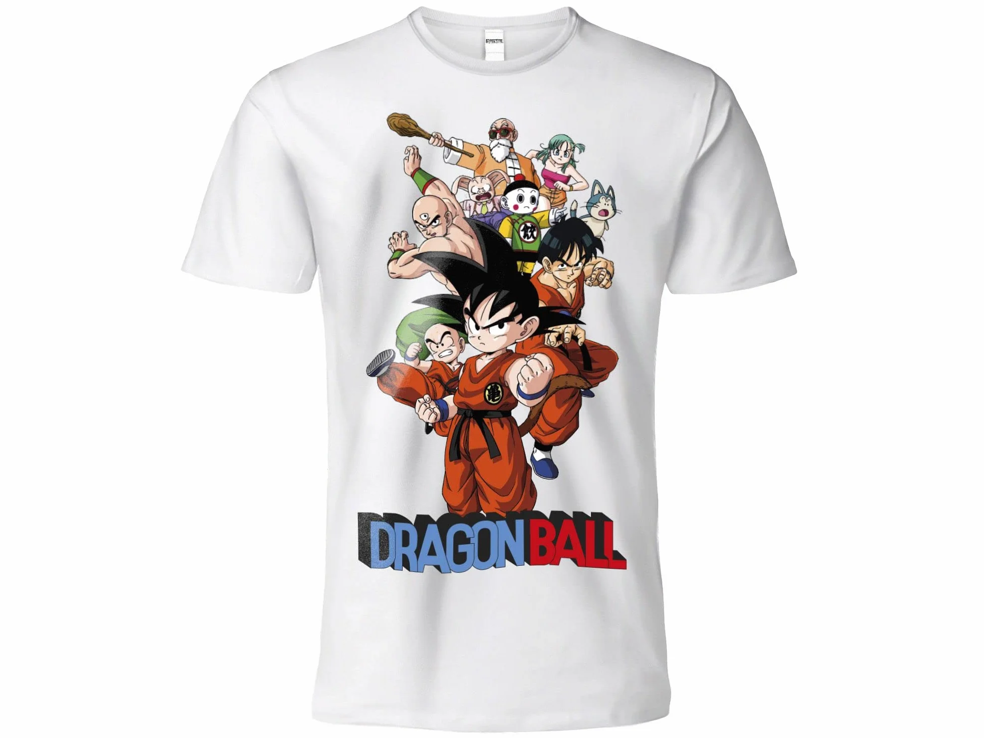 Oficjalna koszulka DragonBall z postaciami Saga White Baby Adult and Boys