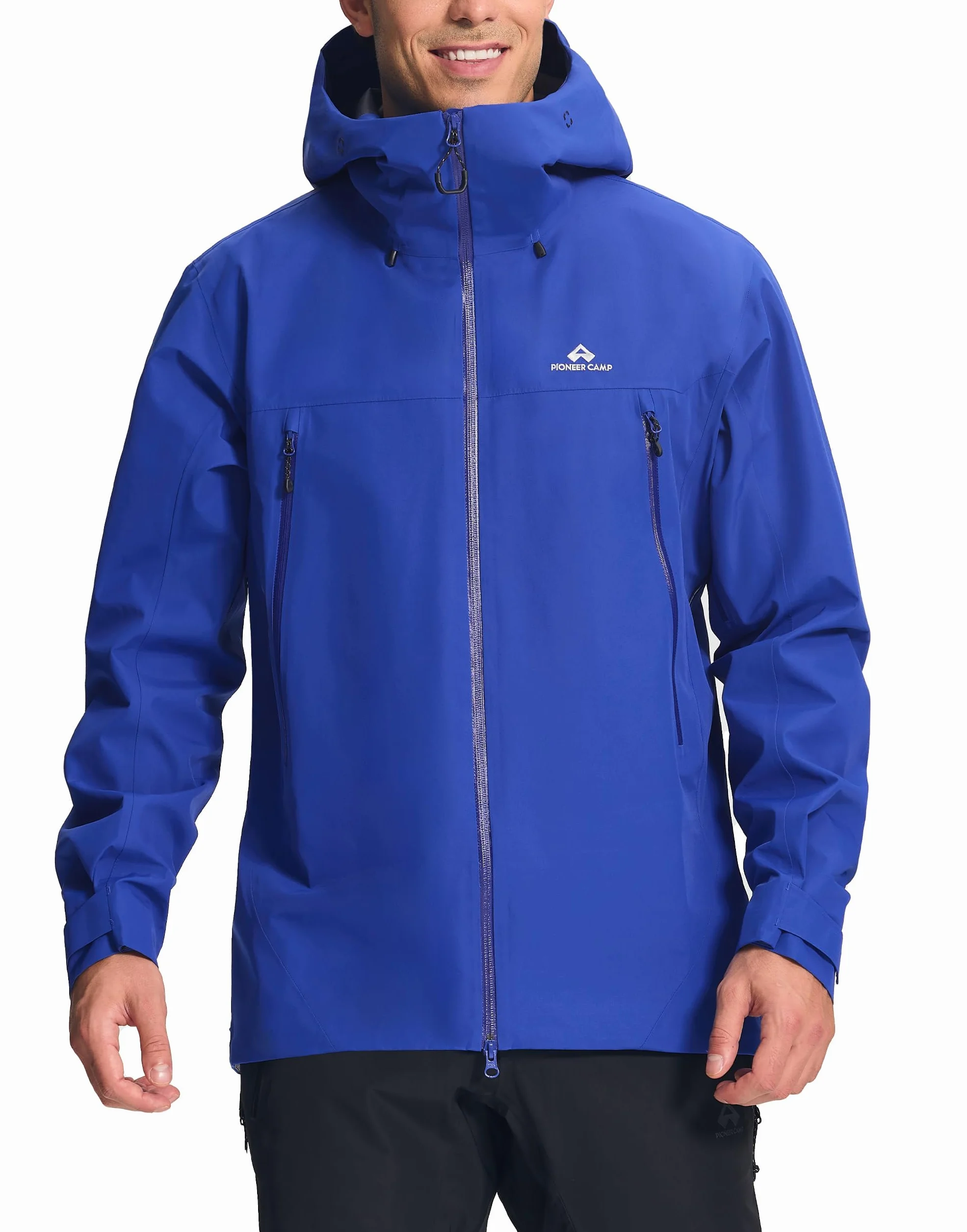 Pioneer Camp Męska kurtka przeciwdeszczowa, 3 l, wodoszczelna, oddychająca, outdoorowa, na wędrówki, trekking, wspinaczkę, jazdę na nartach