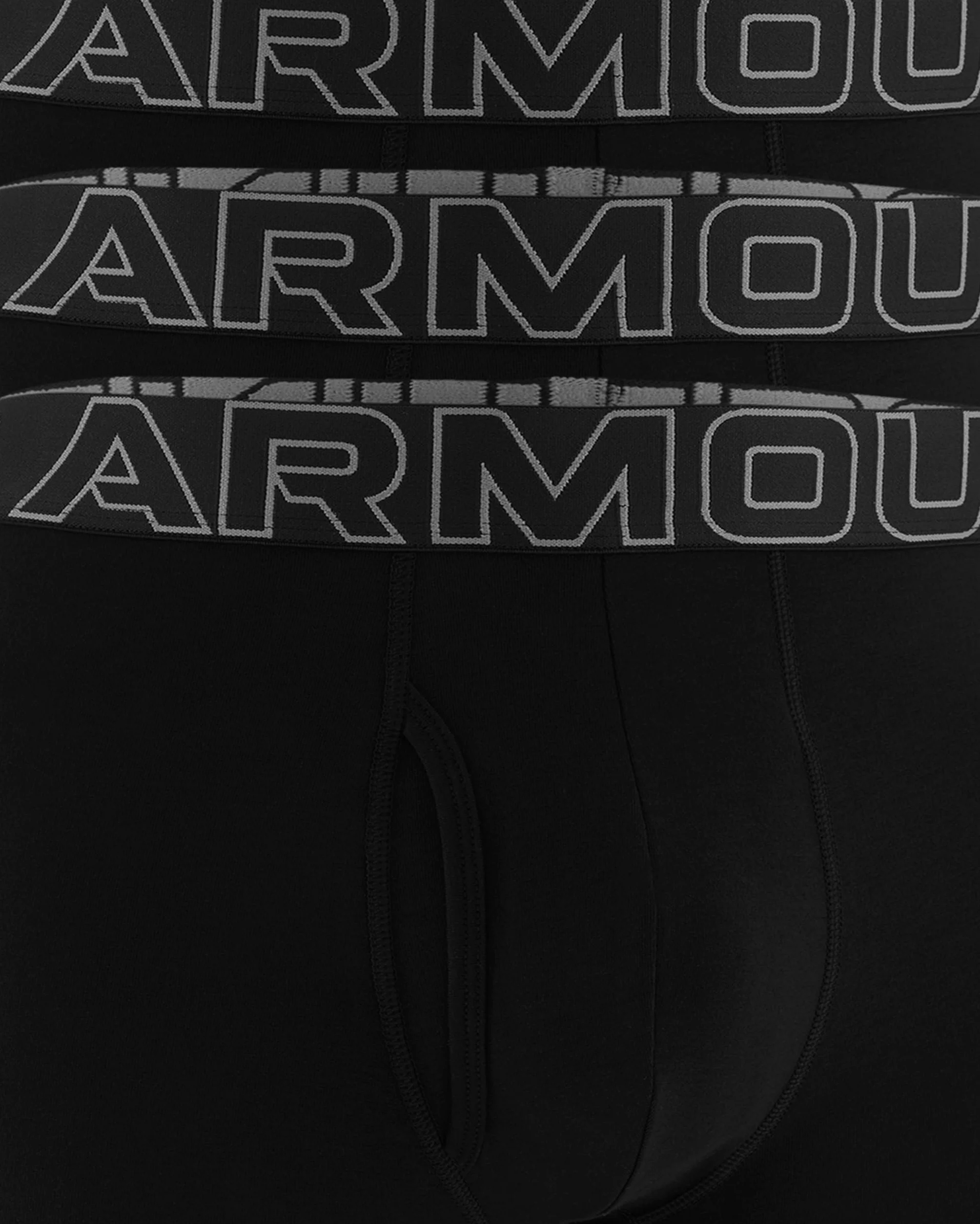 Under Armour Bielizna męska 15 cm Cotton Boxerjock - 3-pak, Czarny, M