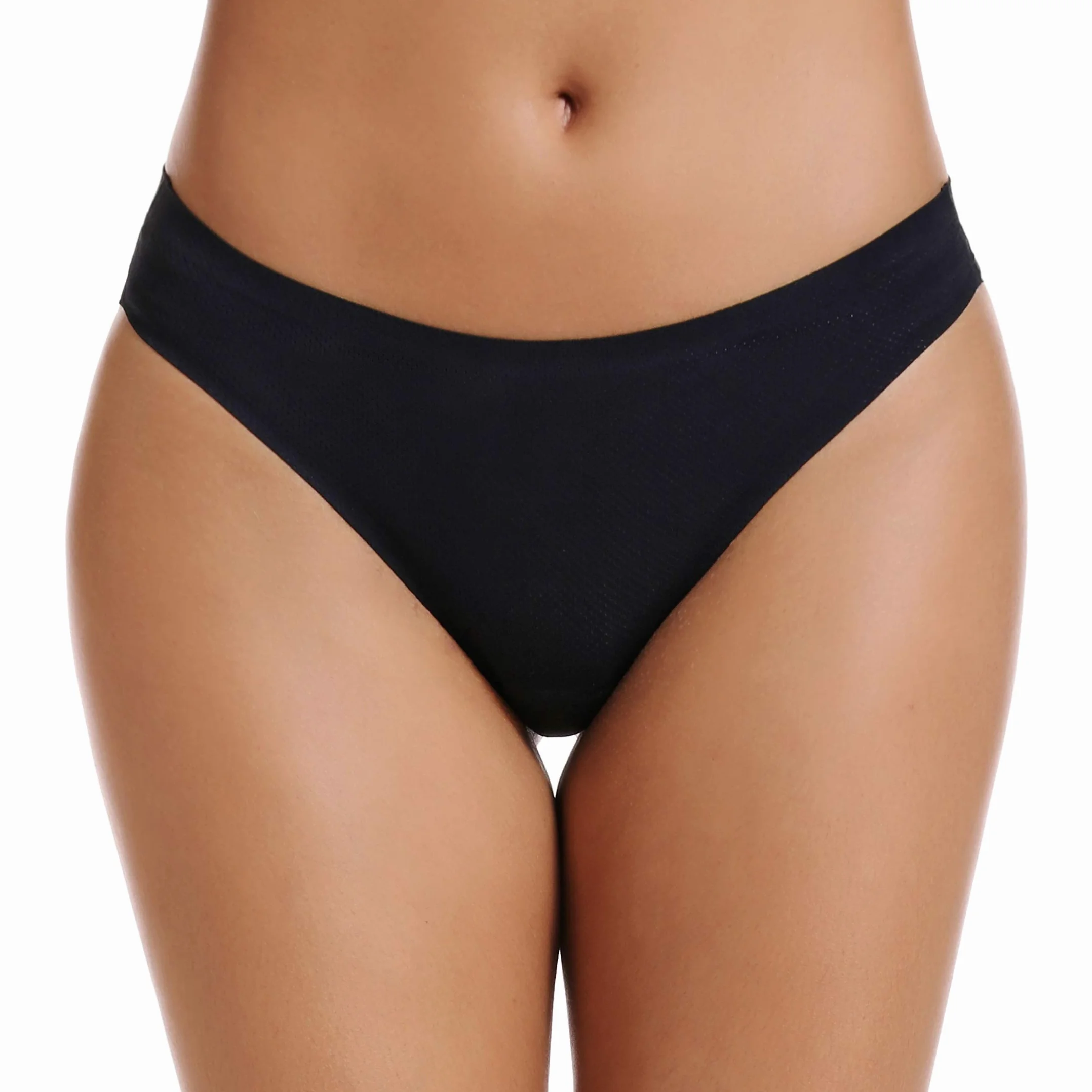 Voenxe Stringi Majtki Damskie Bezszwowe,Damska Bielizna Figi Wielopak,Seamless Women Underwear Thong Panties,Bezszwowa Brazylijskie Z Mikrofibry Wielopak Dla Kobiet,OddychająCe,RozciąGliwe,5 Sztuk