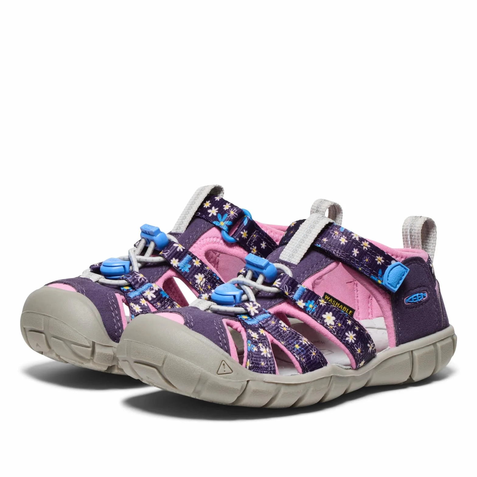KEEN Sandały dziecięce unisex Seacamp 2 CNX, Stokrotki Marina, 31 EU
