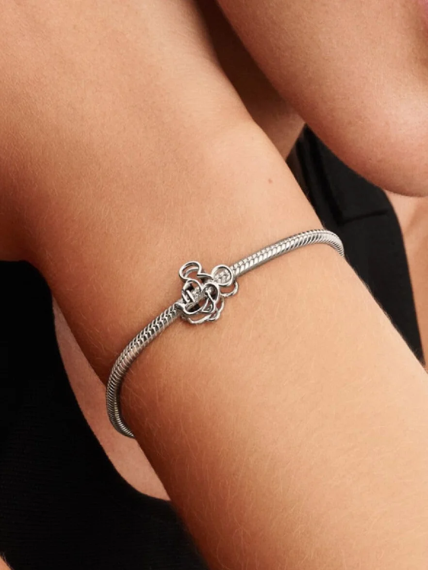 Pandora Moments Charm 793907C00 Mickey Filigree