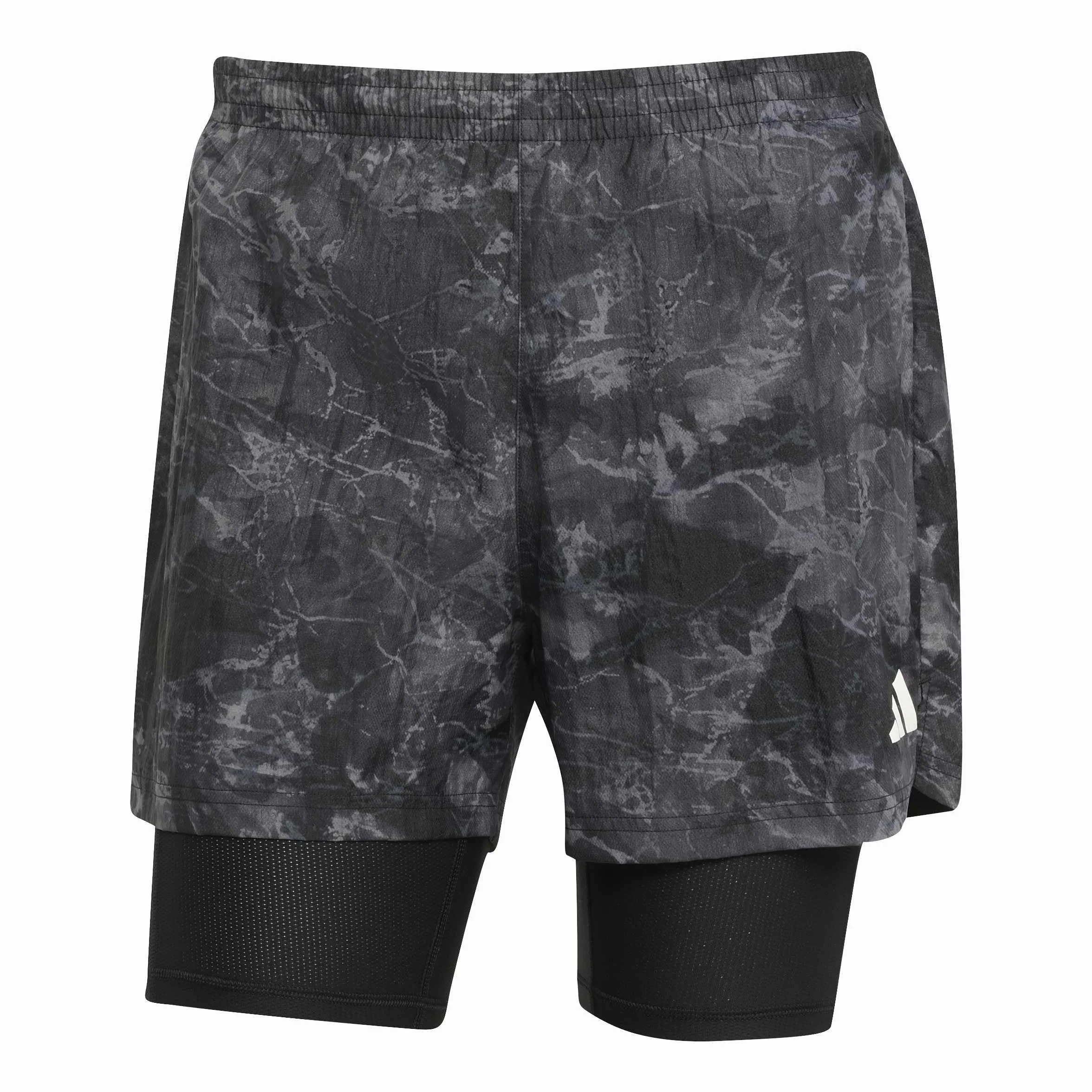 adidas Own The Run Spray Dye 2in1 Short - Shorty Mężczyźni