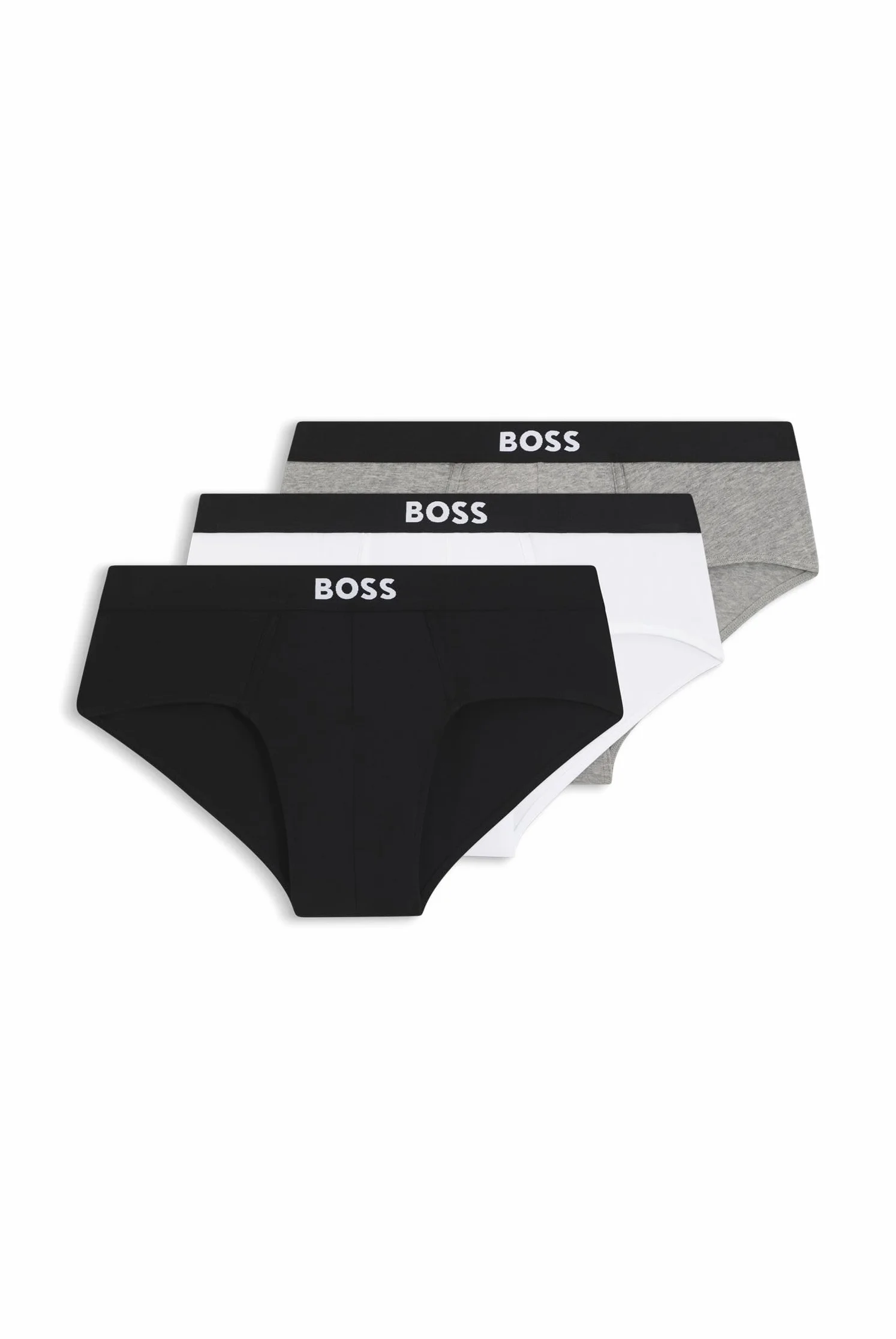 BOSS HipBr 3P jeden, krótki męski, różne opakowania wstępne 999, M (opakowanie 3 szt.), Różne opakowania wstępne 999, M