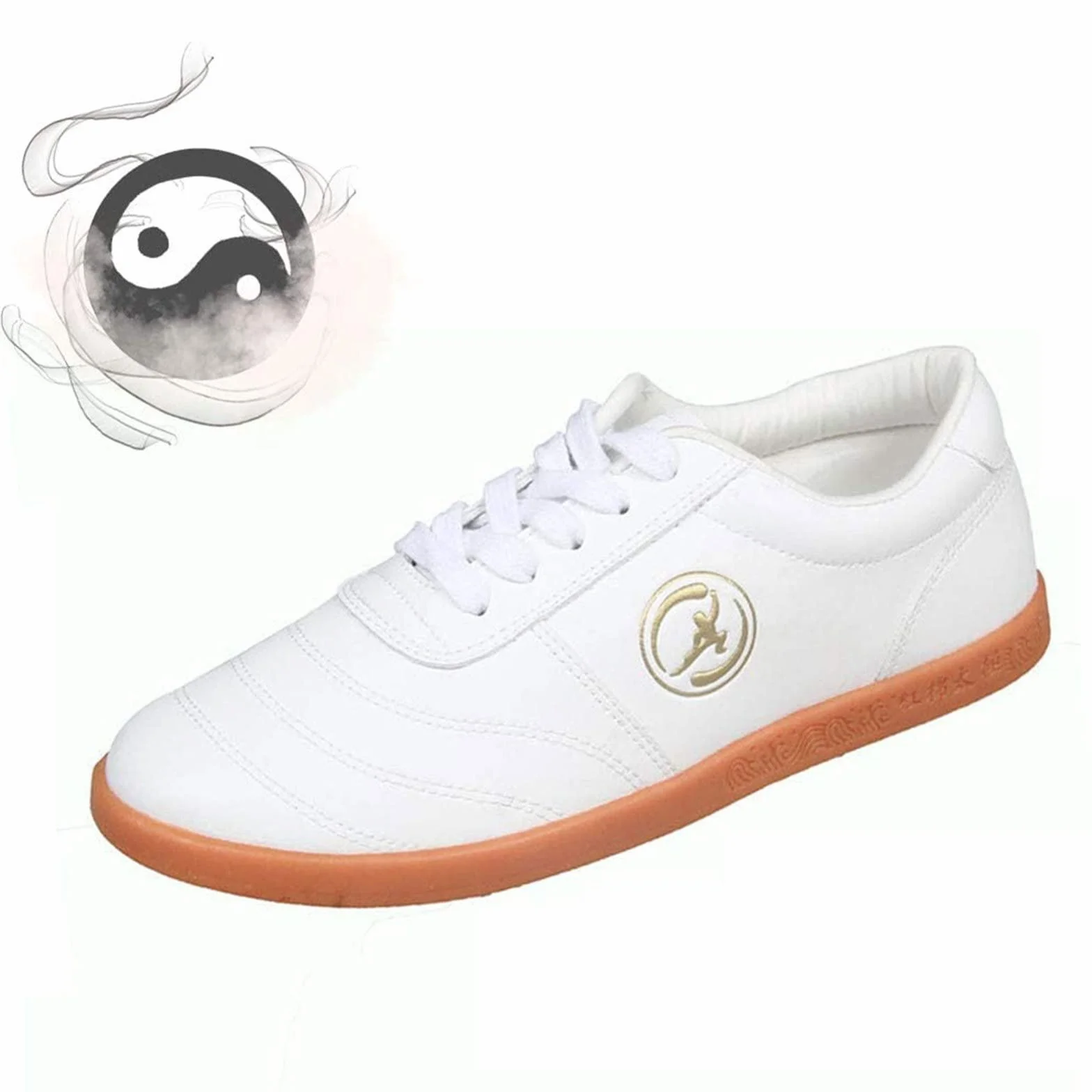 EMDPBD Buty do sztuk walki Tai Chi Mężczyźni Kobiety Płaskie antypoślizgowe Buty do sztuk walki Buty do Kung Fu Obuwie do chodzenia Trener Fitness Trampki Unisex Buty sportowe, styl1-8.5UK