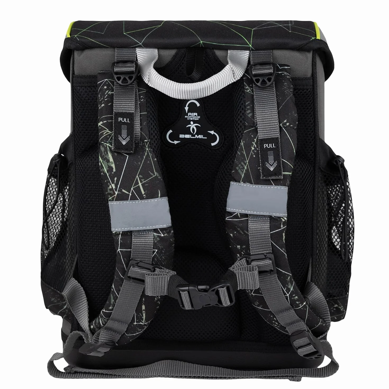 Belmil Mini -Fit tornister szkolny zestaw 4-częściowy (405-33/AG/S), Black Panther, S