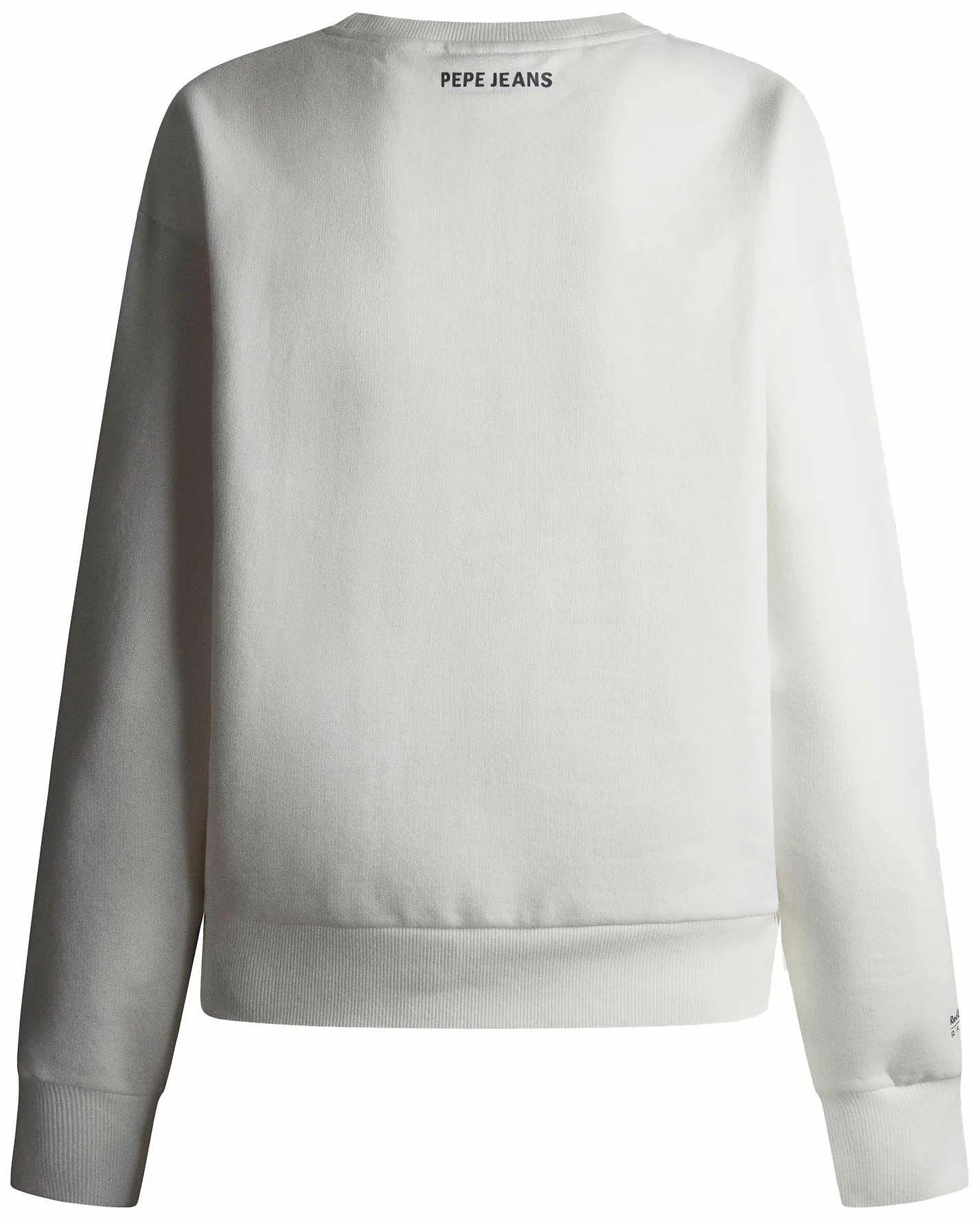Bluza damska STACKED LOGO CREW, biała (MOUSSE WHITE), M, Biały (mus biały), M