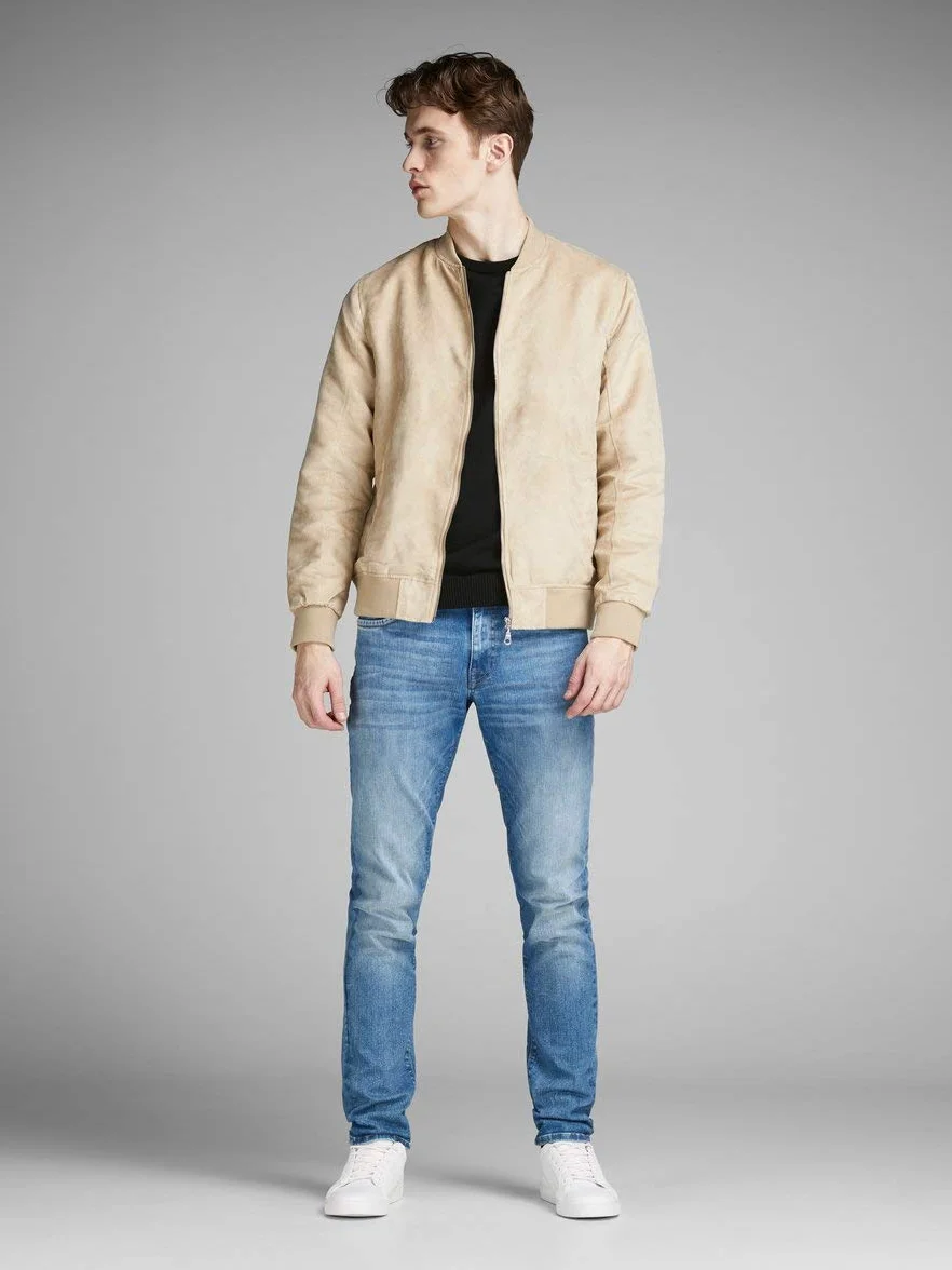 Jack & Jones Mężczyźni Jjebasic Knit Crew Neck Noos Sweter, Czarny, L