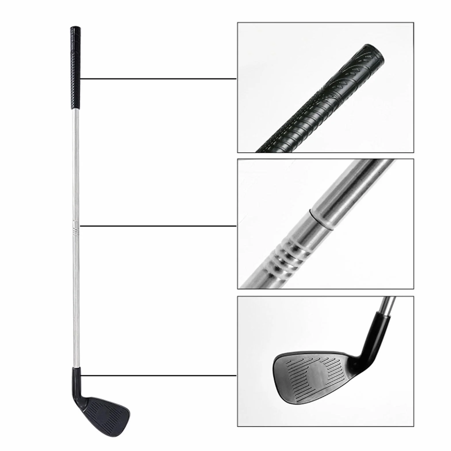 Miotacz do minigolfa | Klub Golf Solidny Miotacz Dla Mężczyzn Prawo/Leworęczny | Do użytku wewnątrz / na zewnątrz Dzieci Dorośli Miotacz Golfowy, Ćwicz Golfowy, Mini Kije Golfowe Do Każdego