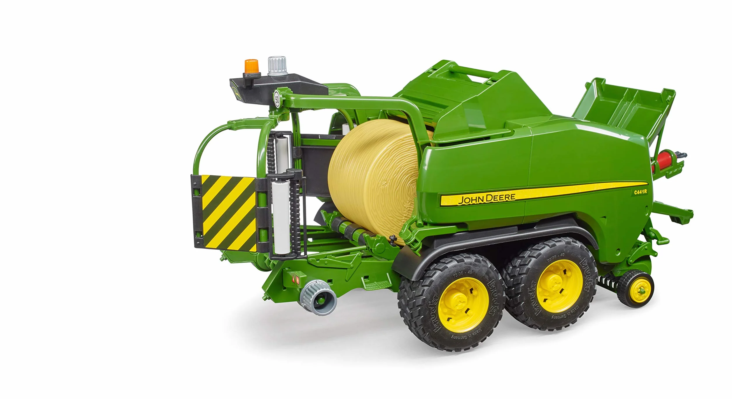 bruder 02032 - John Deere C441R owijarka do bel okrągłych - 1:16 Farma, rolnictwo, ciągnik, przyczepa, kombajn, owijarka do bel, akcesoria do kombajnów