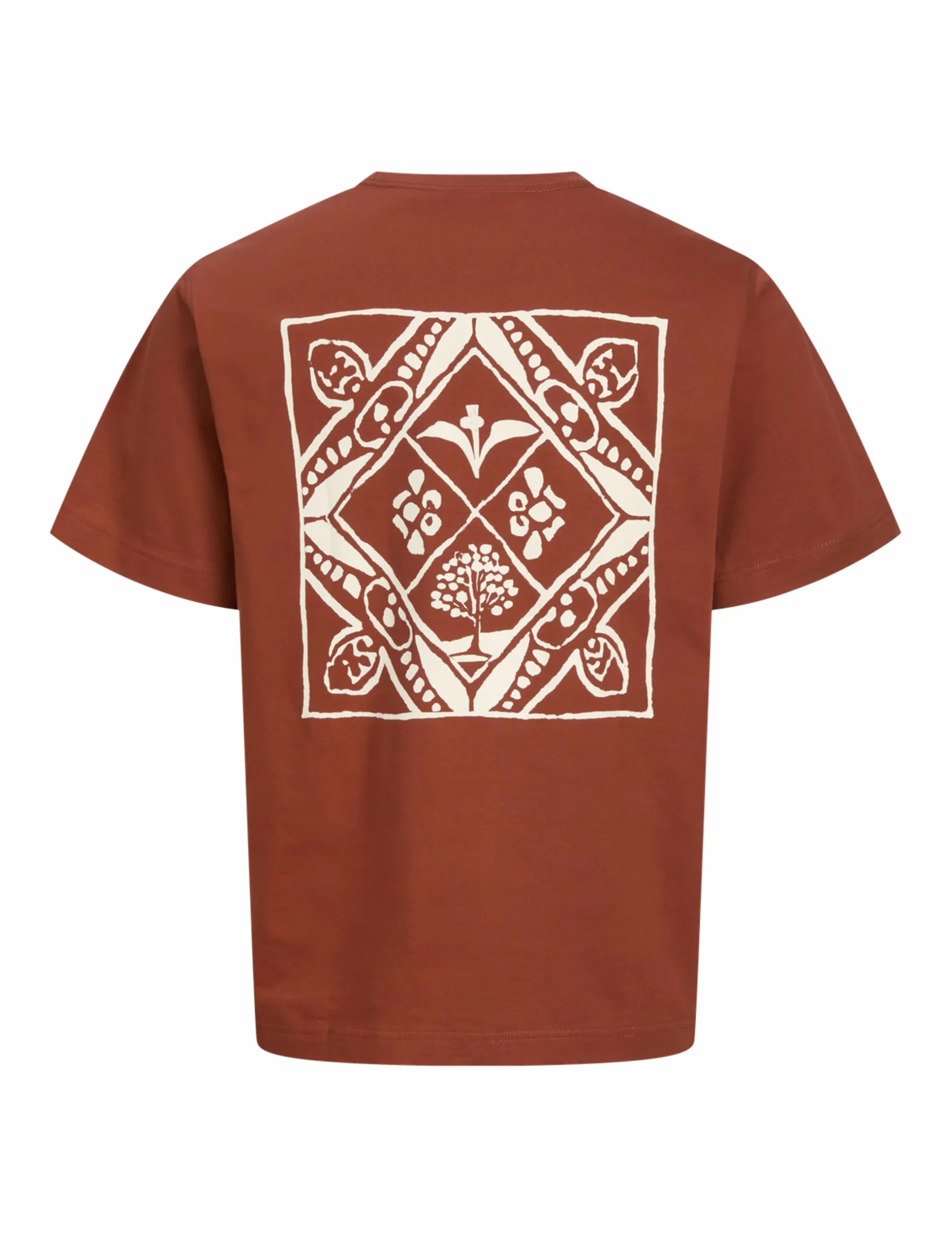 Jack & Jones Jorparos Easter Sketch Tee SS Crew Neck, Arabian Spice, L