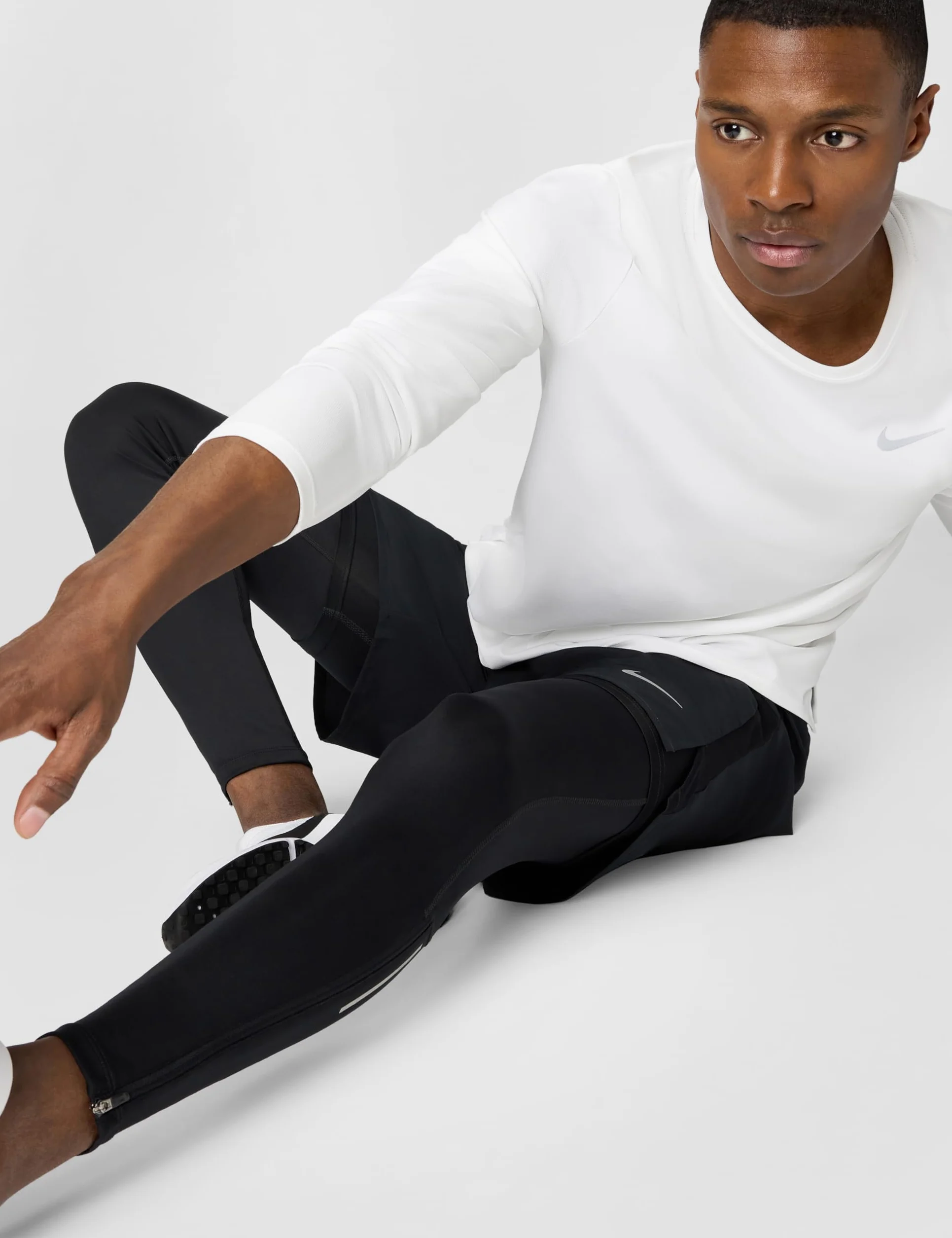 NIKE Df Challenger - Legginsy Mężczyźni