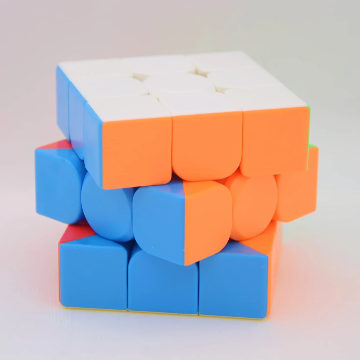 Bukefuno MoYu Meilong puzzle 3x3 kostka prędkość 3x3 magiczna kostka MoFang JiaoShi Moyu MFJS Meilong3c bez naklejek 3 x 3 x 3 kostki klasa prędkość zabawki