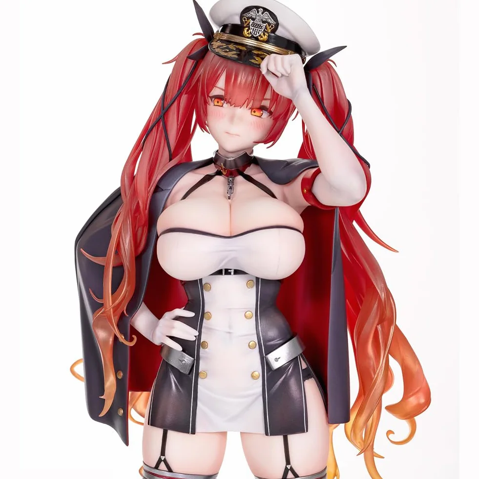 Figurka Azur Lane - 26 cm USS Figurka Postacie Anime Figurka PCW Model Kolekcjonerska Dekoracja Ozdoby Statuetka Rzemiosło