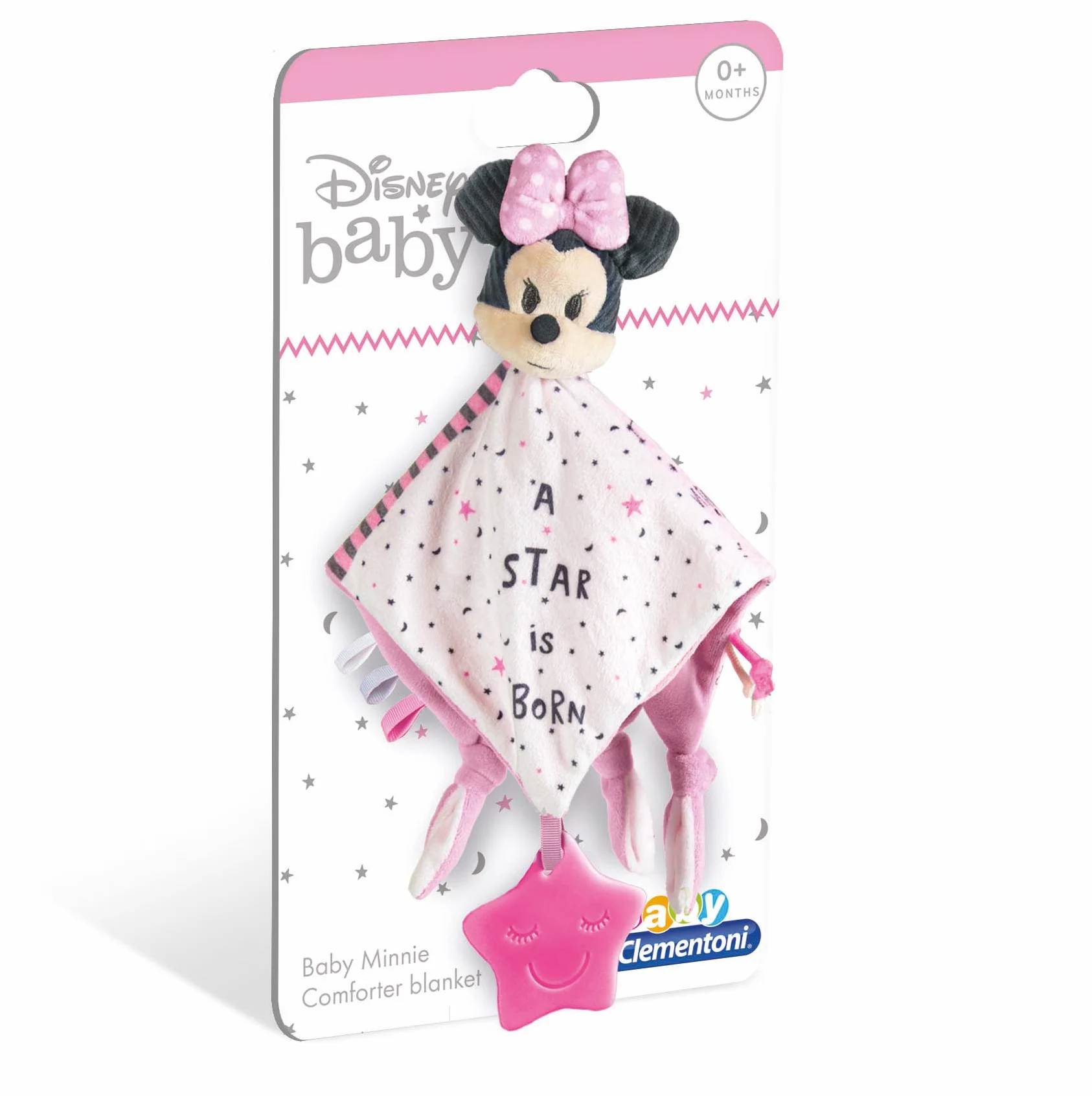 Clementoni - 17344 - Disney Baby Kocyk Mała Minnie Dla Dzieci Od 0 Miesięcy