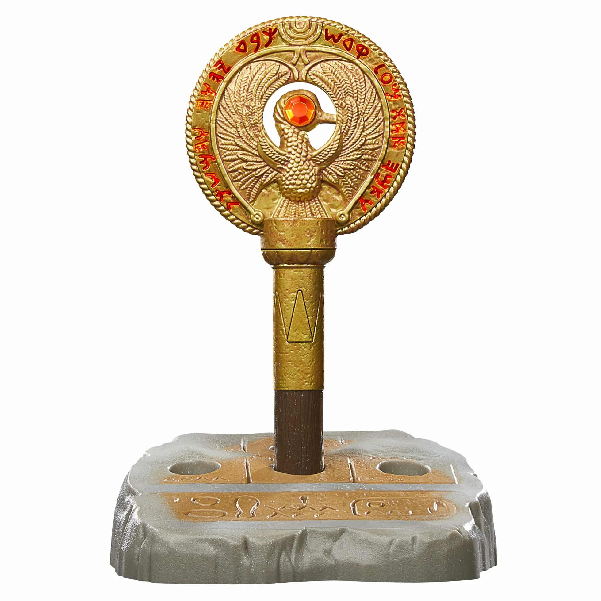 Hasbro Indiana Jones and the Raiders of Lost Ark Adventure Series Staff Ra nakrycie głowy, lekki FX, kostium, F8033, wielokolorowy