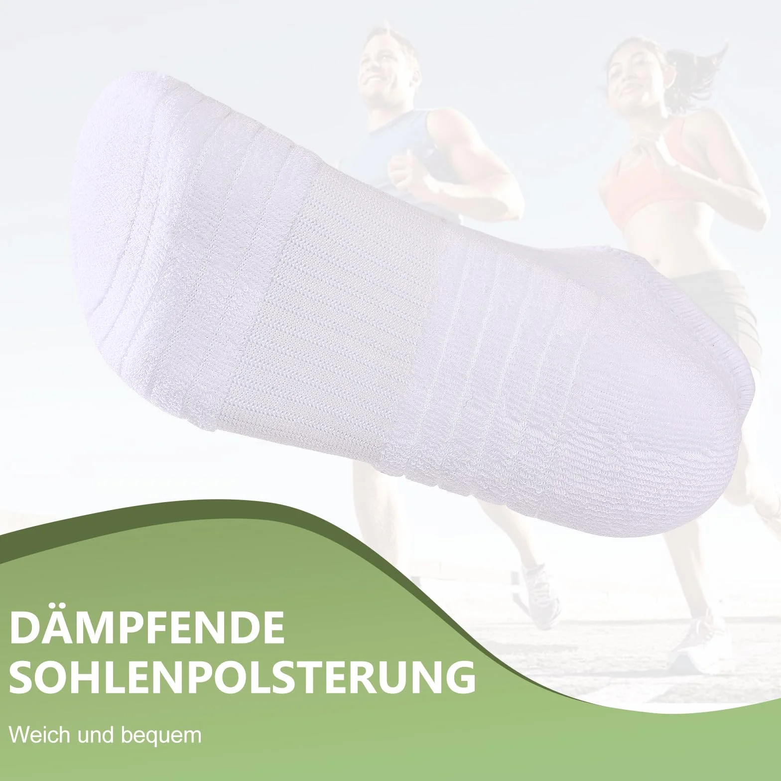 SockWaddles Skarpety Sneaker Damskie i Męskie z Bambusa i Bawełny, 6 Par Oddychające Skarpety Sportowe do Biegania, Krótkie Amortyzowane Skarpety, Stopki