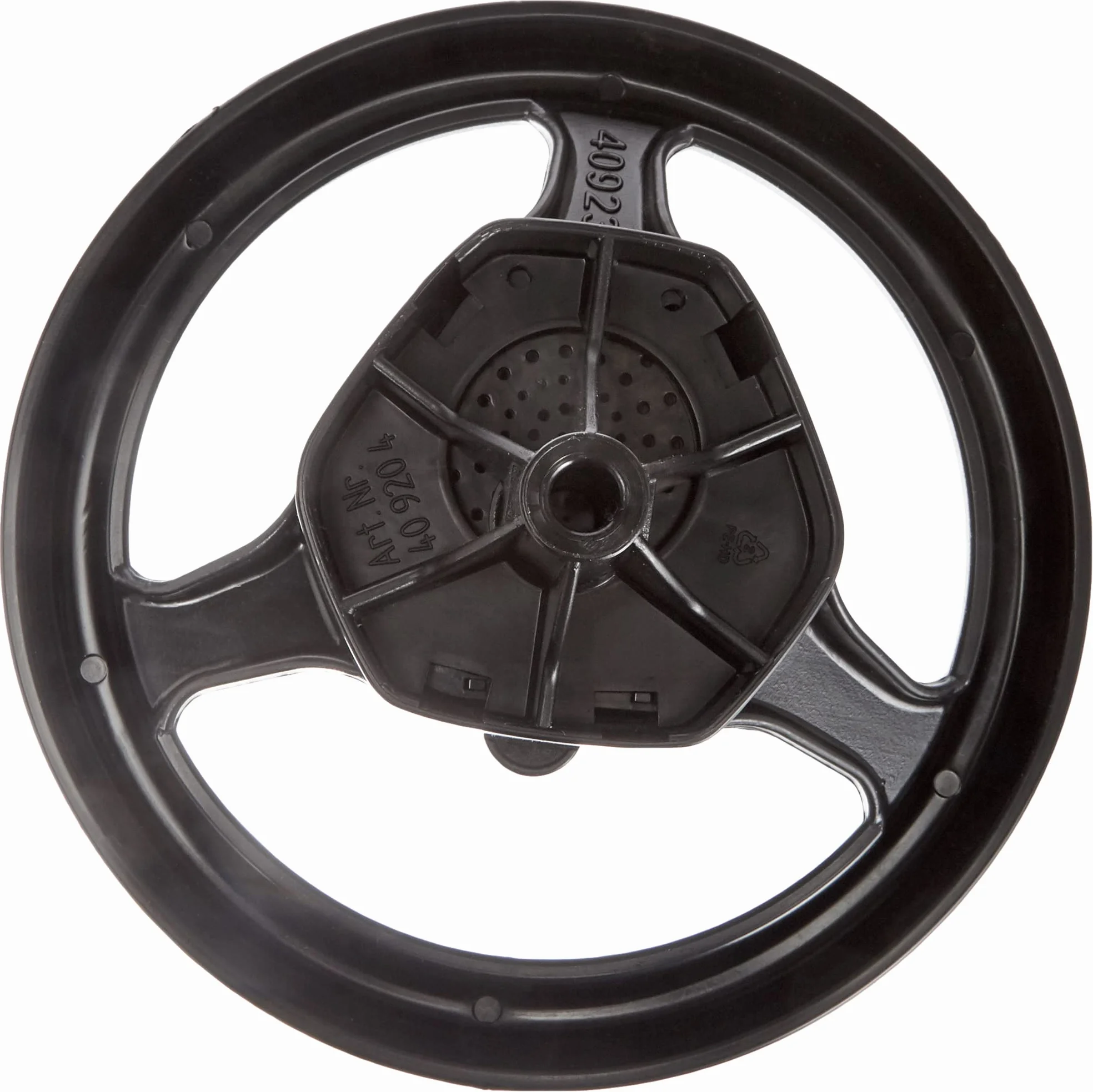 rolly toys 409235 | rollySoundwheel z dwoma dźwiękami (klaksonu i odgłosy silnika) | łatwy montaż na wszystkich rolowanych toys traktorach pedał
