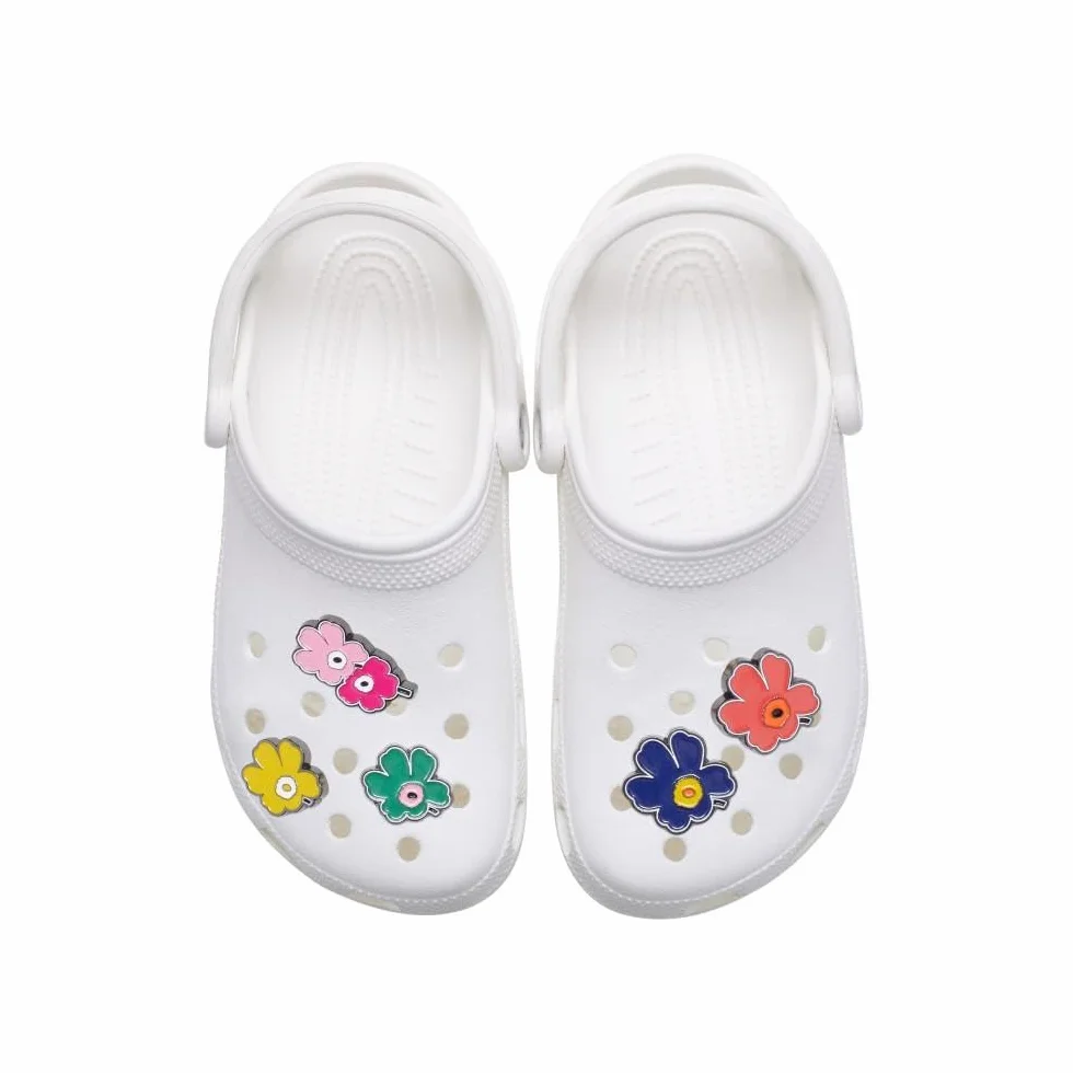 Crocs Unisex Marimekko 5 sztuk zawieszek do butów, wielokolorowe, jeden rozmiar, wielobarwny, Rozmiar Uniwersalny