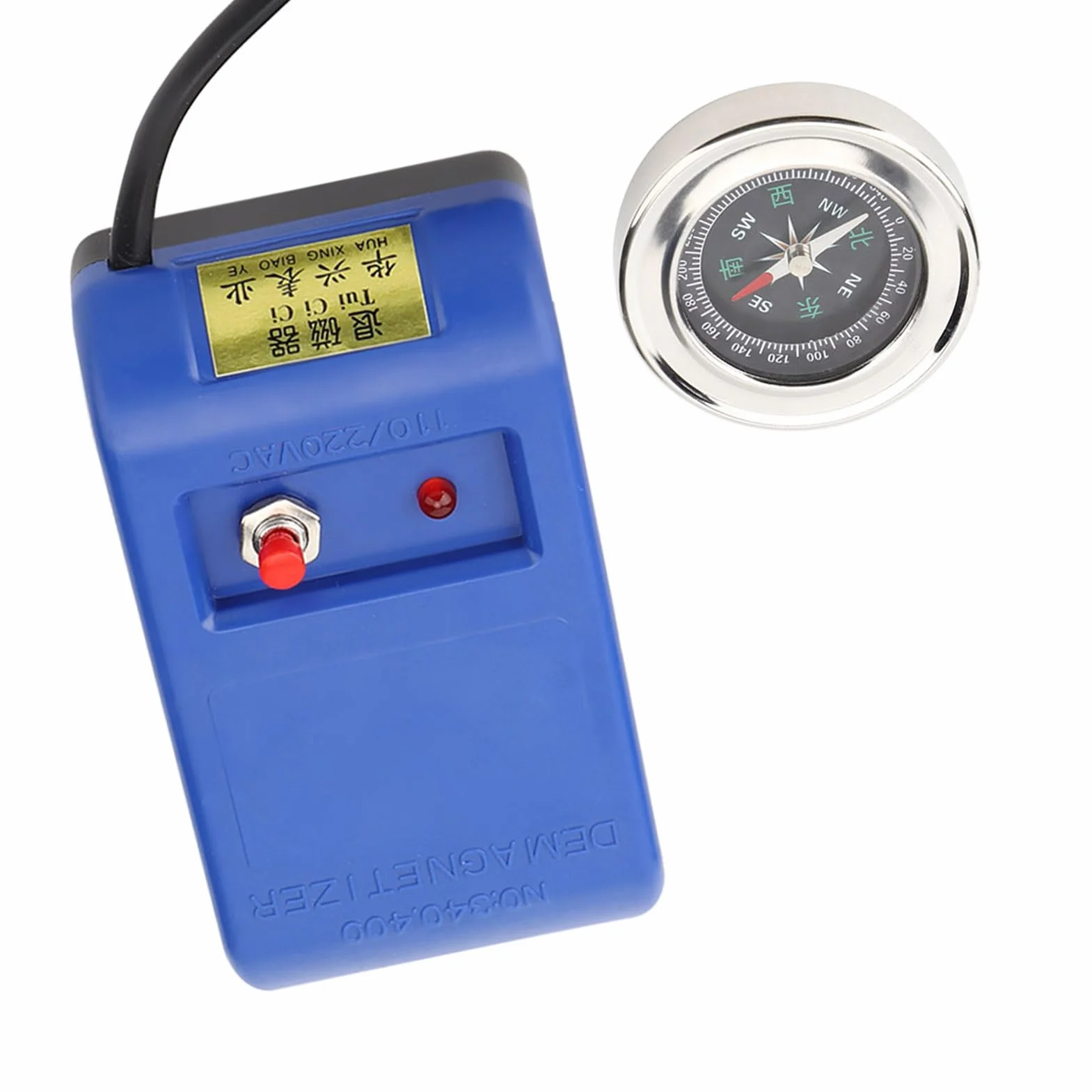 Naprawa Zegarków Demagnetyzer Magnetyzer Narzędzie do Demagnetyzacji Zestaw Kompasu Zegarek Demagnetyzator Narzędzie do Naprawy Zegarmistrza (Wtyczka UE)
