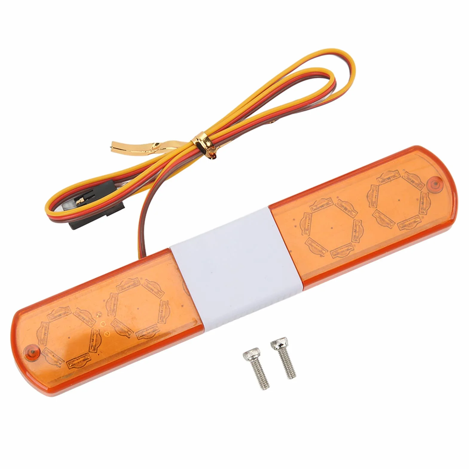 VGEBY RC LED Police Light 4 tryby dla samochodów RC 1/8 1/10 Światło alarmowe LED Niebieski Czerwony Żółty Czerwony Niebieski (ŻÓŁTY)