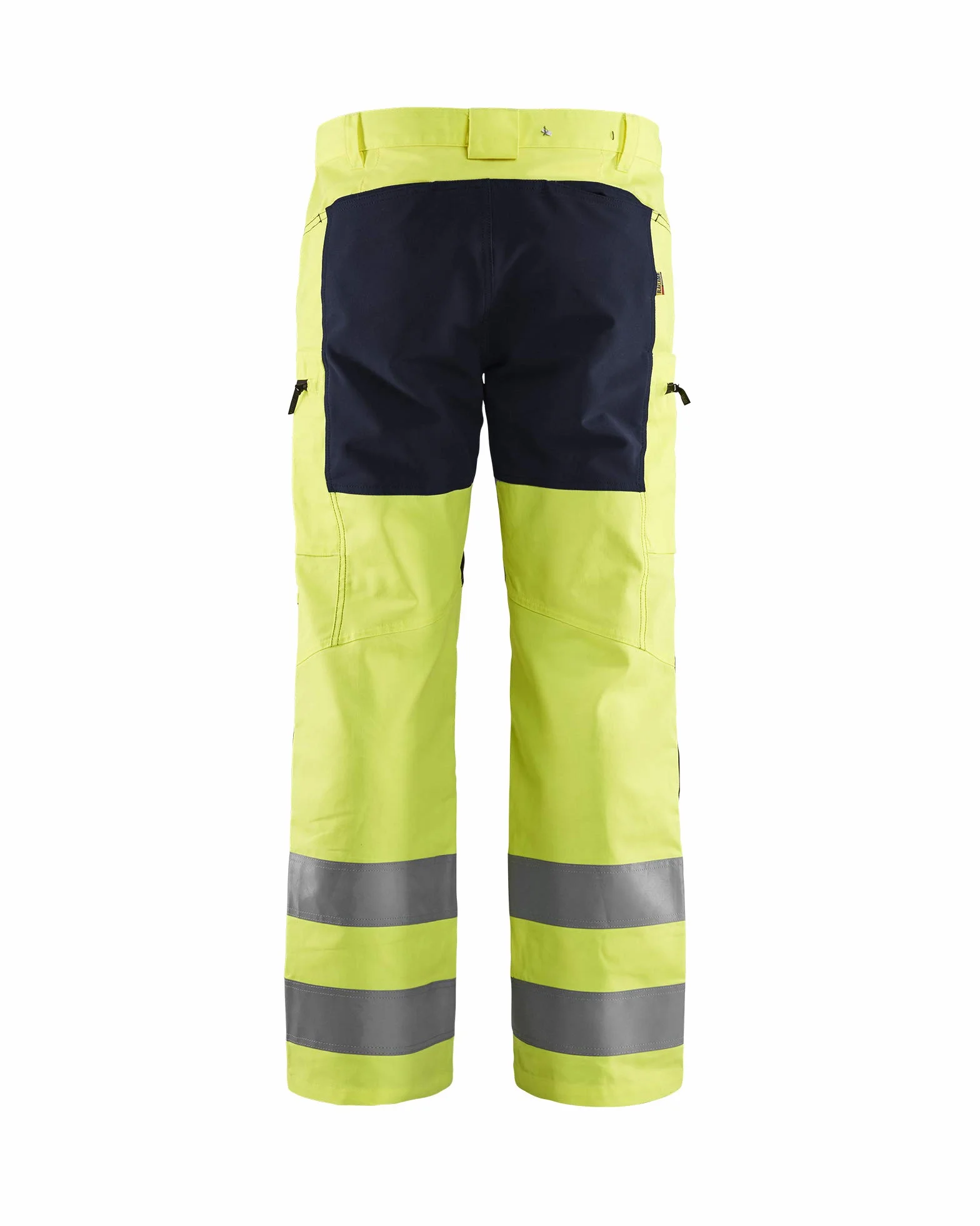 Blaklader 158518113399D92 spodnie robocze ze stretchem, High Vis żółty/czarny, rozmiar D92
